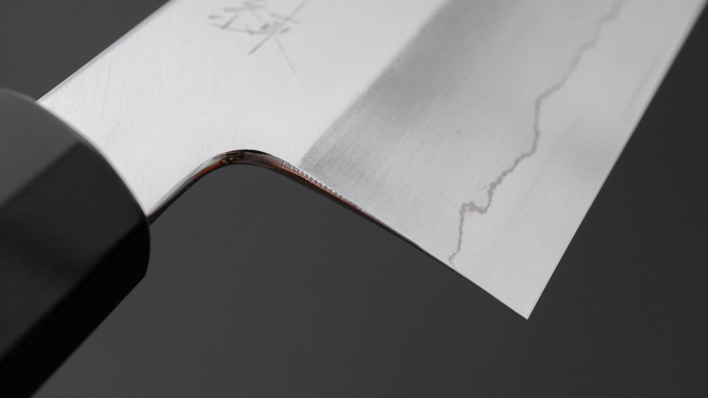 Hitohira Kikuchiyo Ren Silver #3 Nakiri 180mm Ho Wood Handle