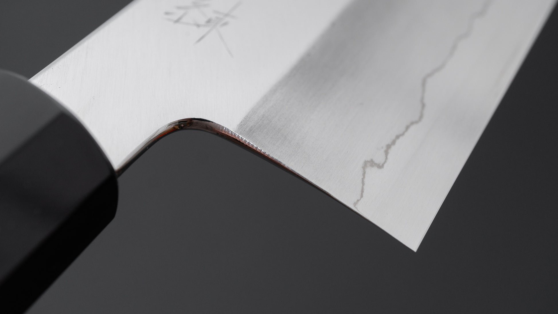 Hitohira Kikuchiyo Ren Silver #3 Nakiri 180mm Ho Wood Handle