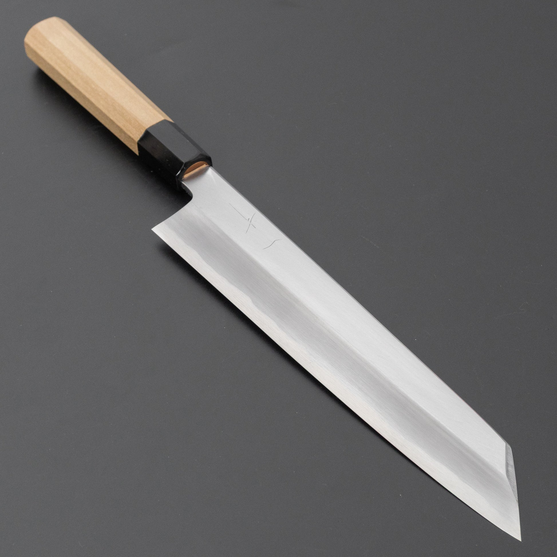 Hitohira Kikuchiyo Mosuke Blue #2 Kiritsuke 240mm Ho Wood Handle (Saya)