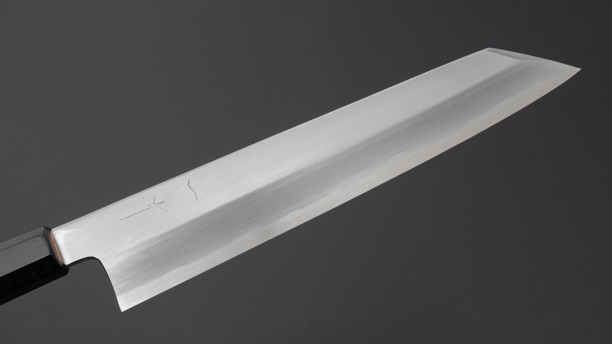 Hitohira Kikuchiyo Mosuke Blue #2 Kiritsuke 240mm Ho Wood Handle (Saya)