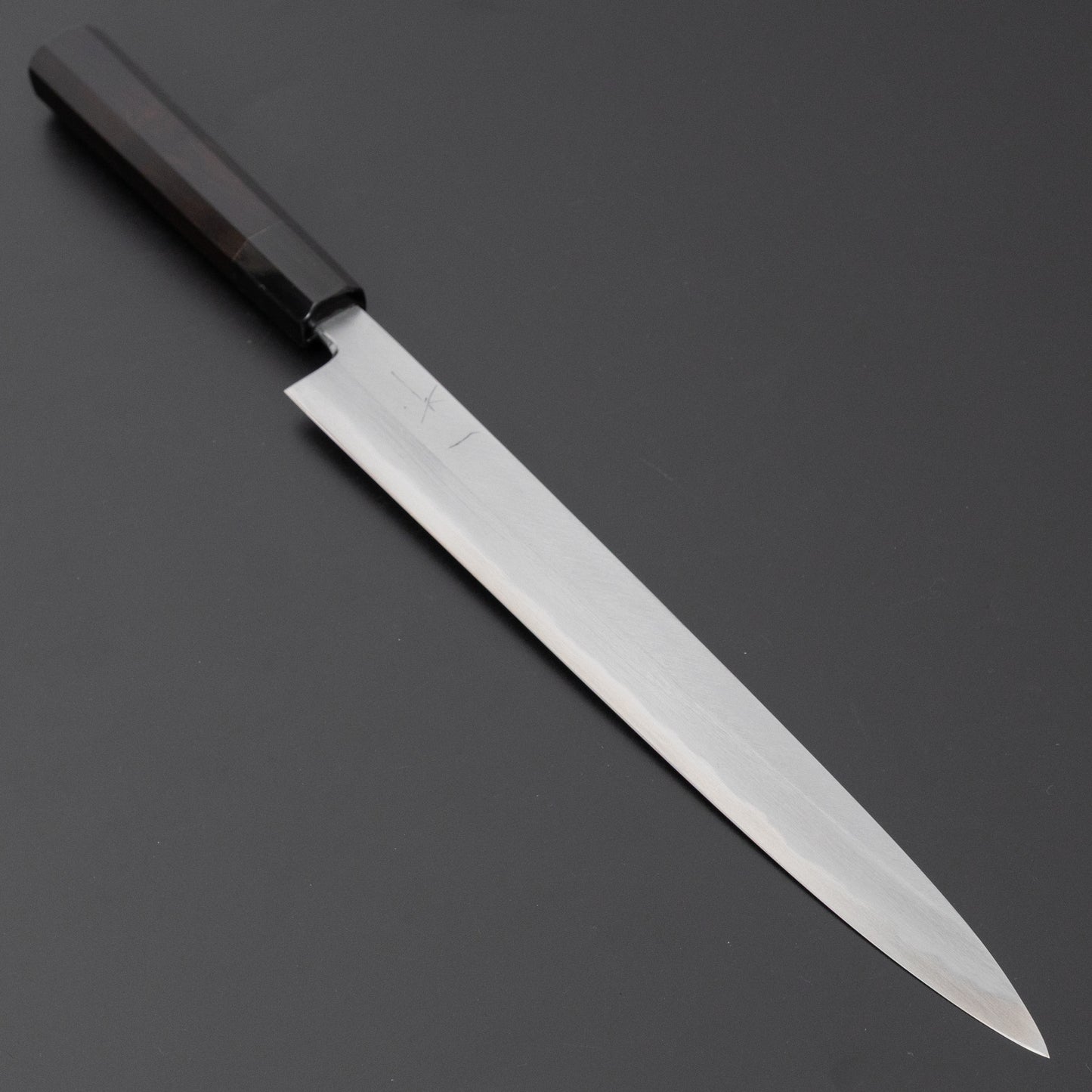 Hitohira Tanaka Katsushiro Blue #1 Yanagiba 270mm Ebony Handle (Saya)