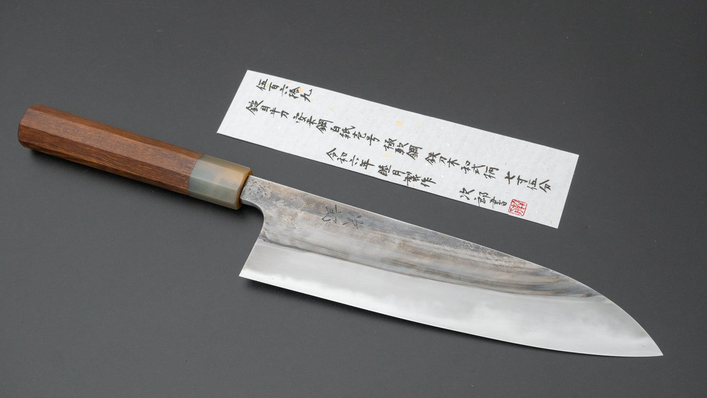 Jiro Tsuchime Wa Gyuto 225mm Taihei Tagayasan Handle (#569) - HITOHIRA