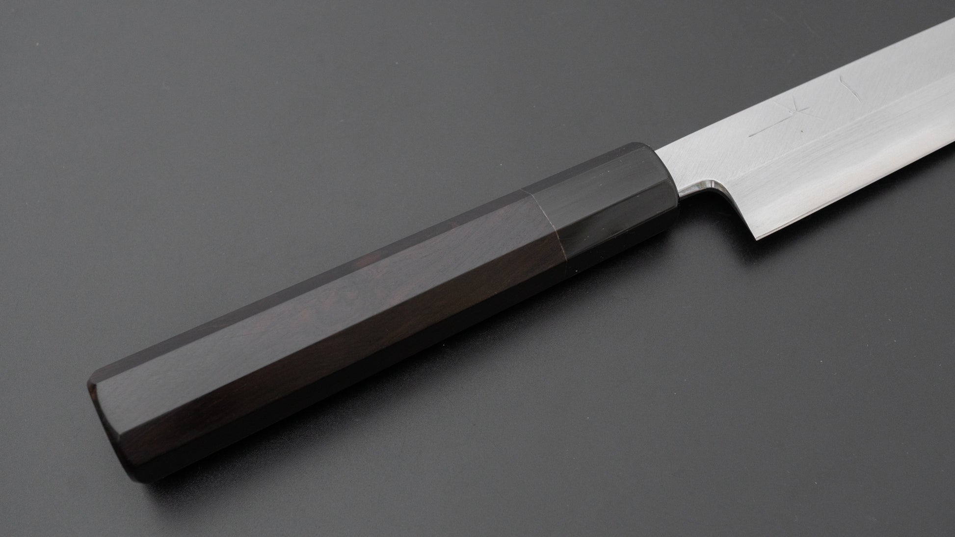 Hitohira Tanaka Katsushiro Blue #1 Yanagiba 270mm Ebony Handle (Saya)