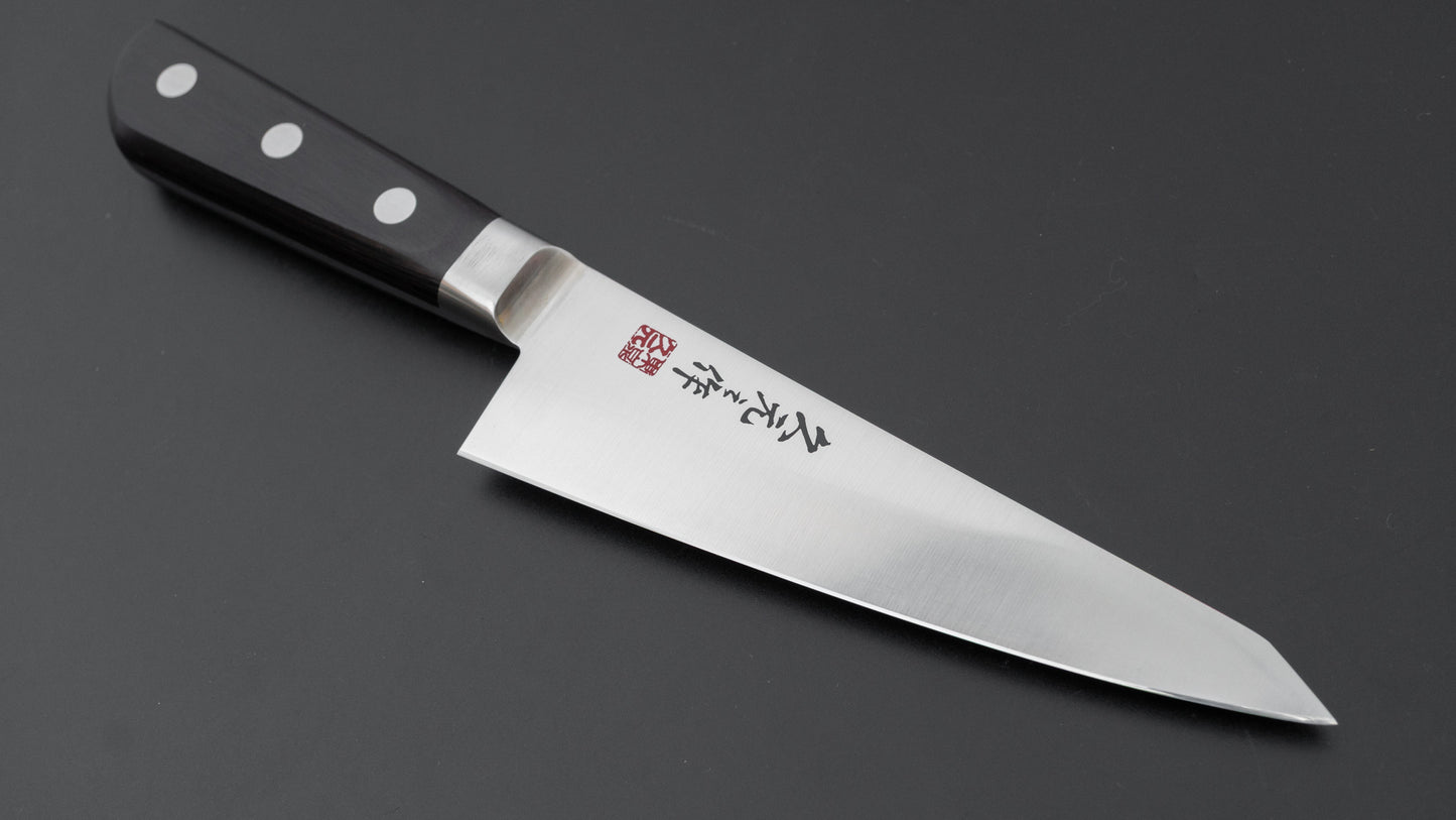 Morihei Hisamoto INOX Honesuki Kaku 150mm Pakka Handle