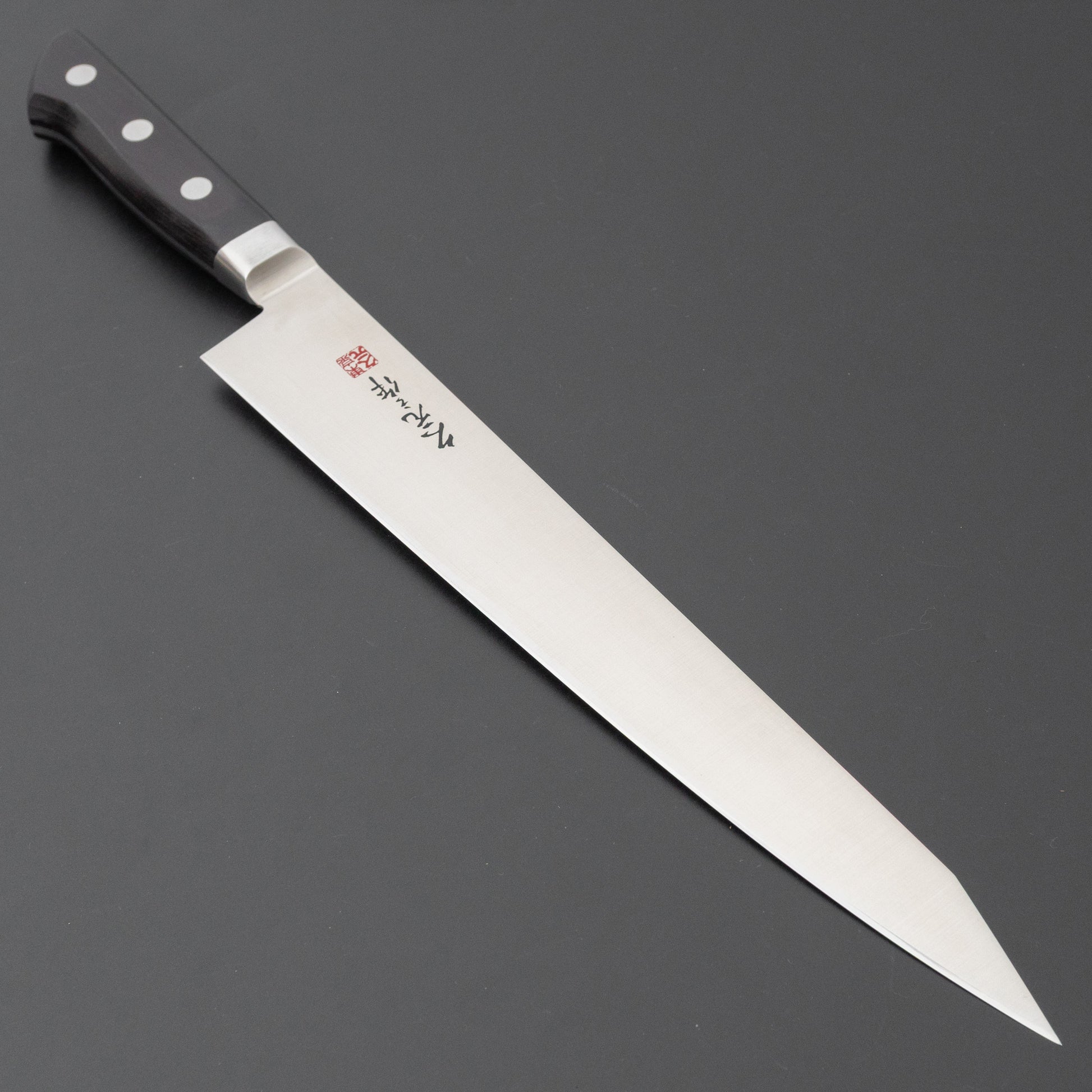 Morihei Hisamoto INOX Sujihiki 270mm Pakka Handle