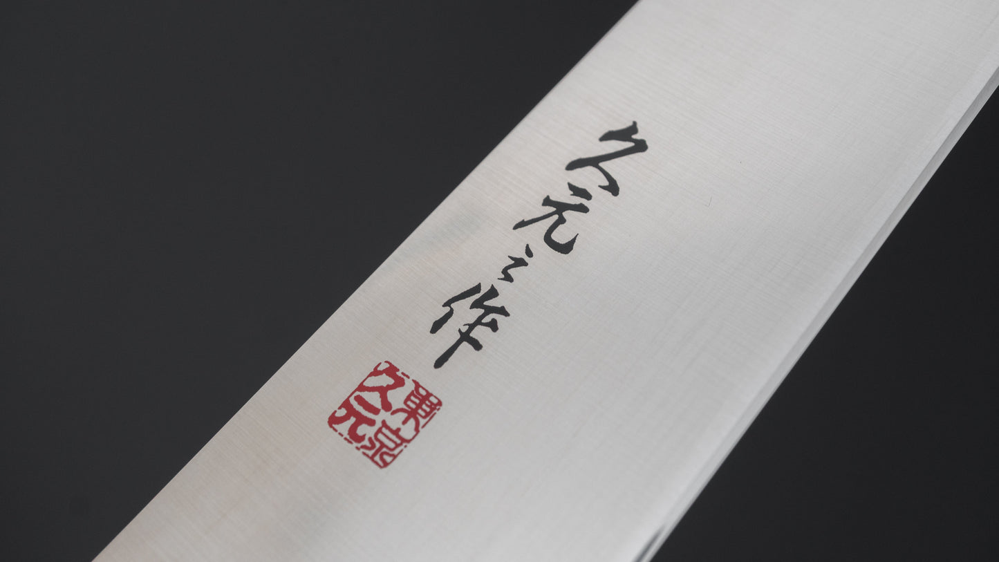 Morihei Hisamoto INOX Sujihiki 270mm Pakka Handle