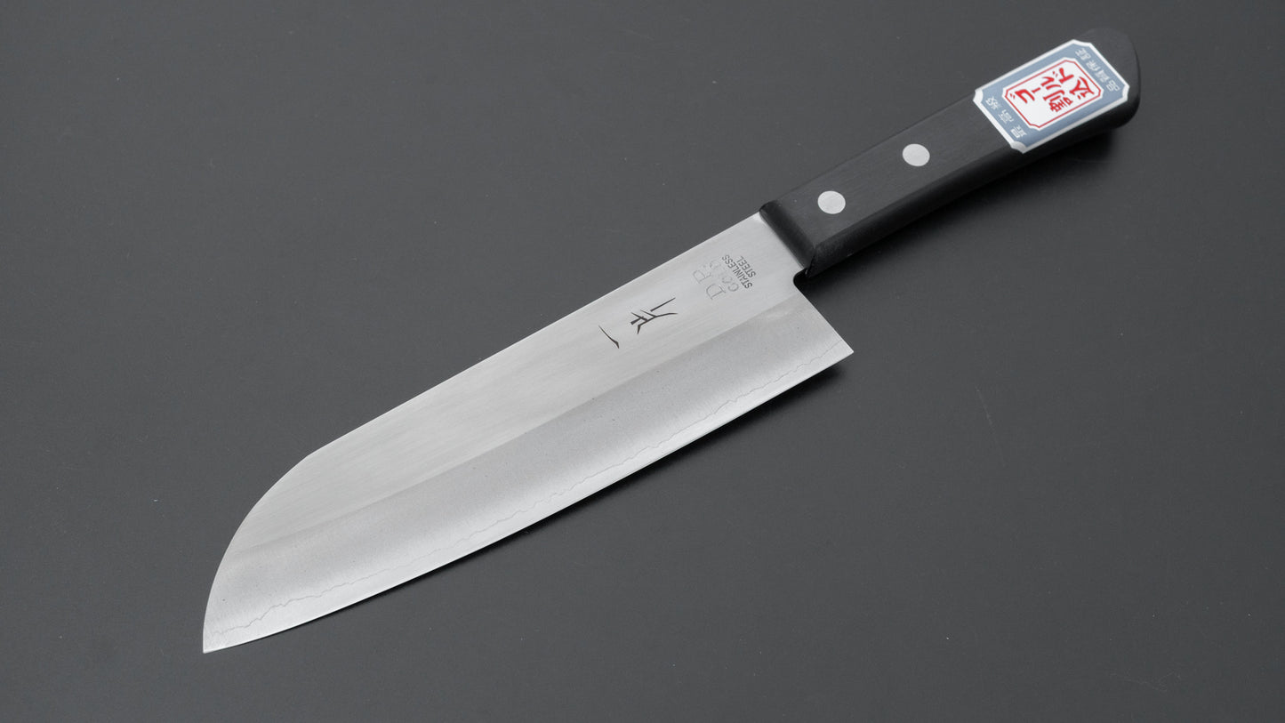 Hitohira DP Stainless Santoku 165mm Pakka Handle