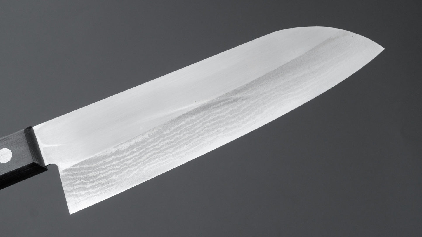 Hitohira DP Damascus Santoku 165mm Pakka Handle