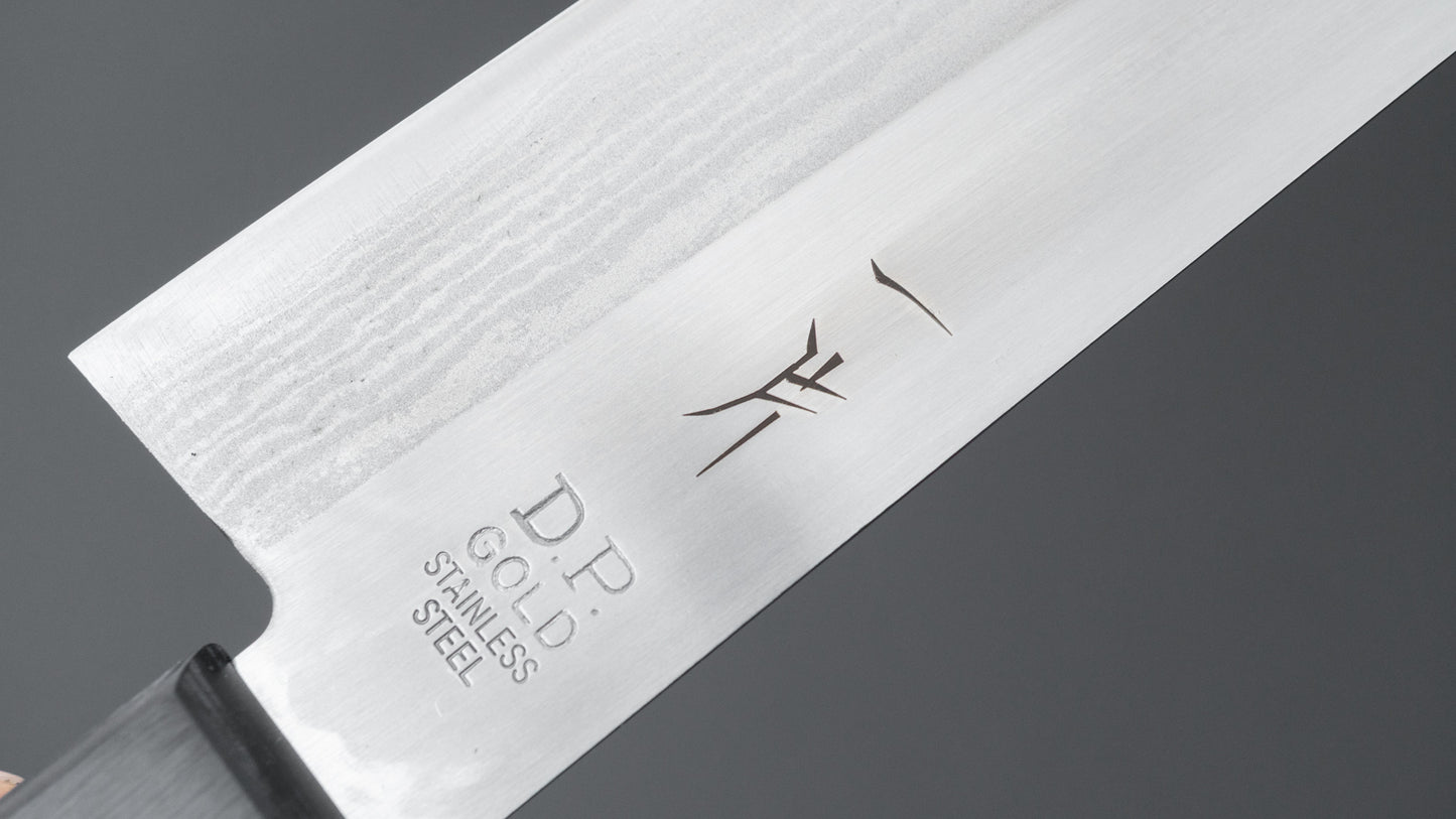 Hitohira DP Damascus Santoku 165mm Pakka Handle