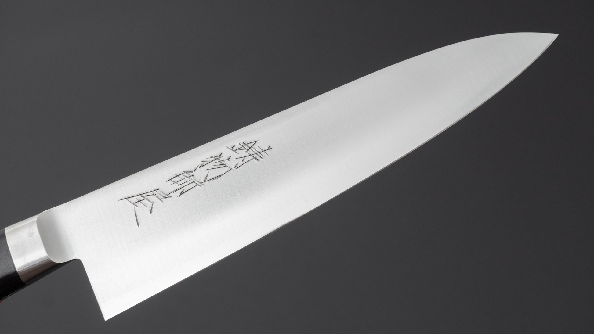 Hitohira Imojiya Blue #2 Stainless Clad Gyuto 180mm Pakka Handle