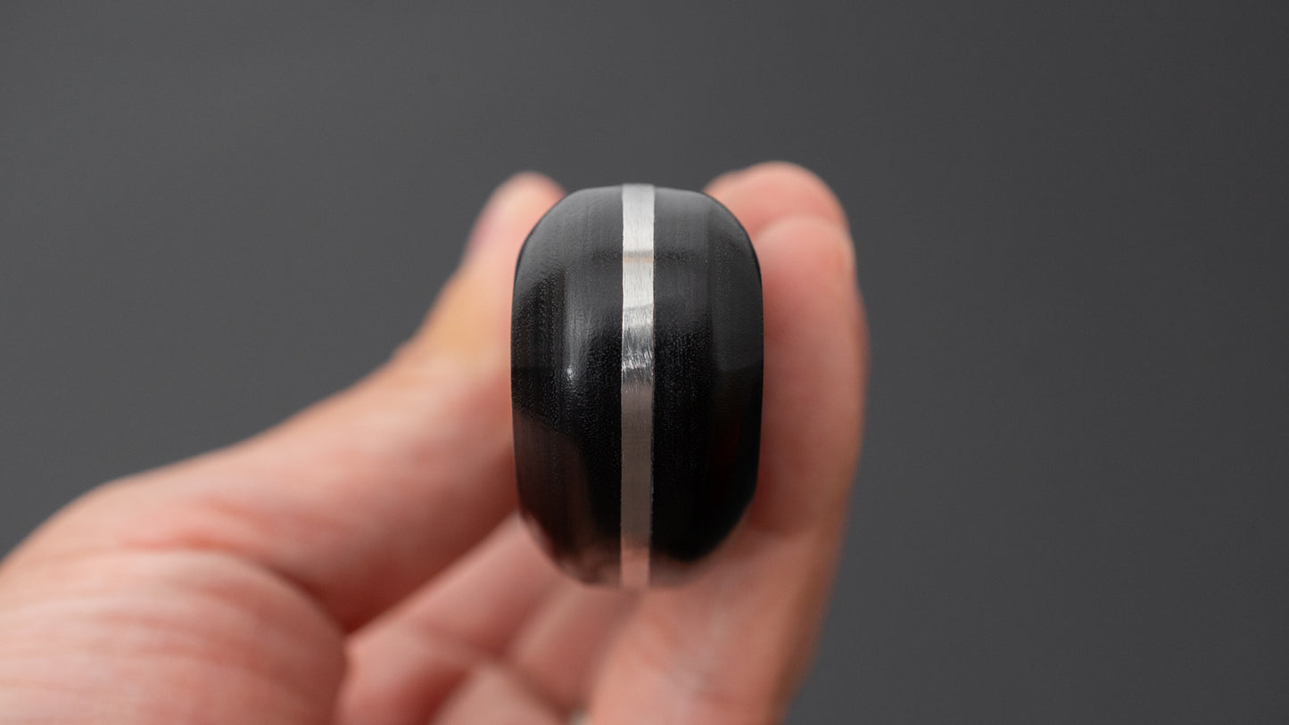 Hitohira Imojiya Blue #2 Stainless Clad Gyuto 180mm Pakka Handle