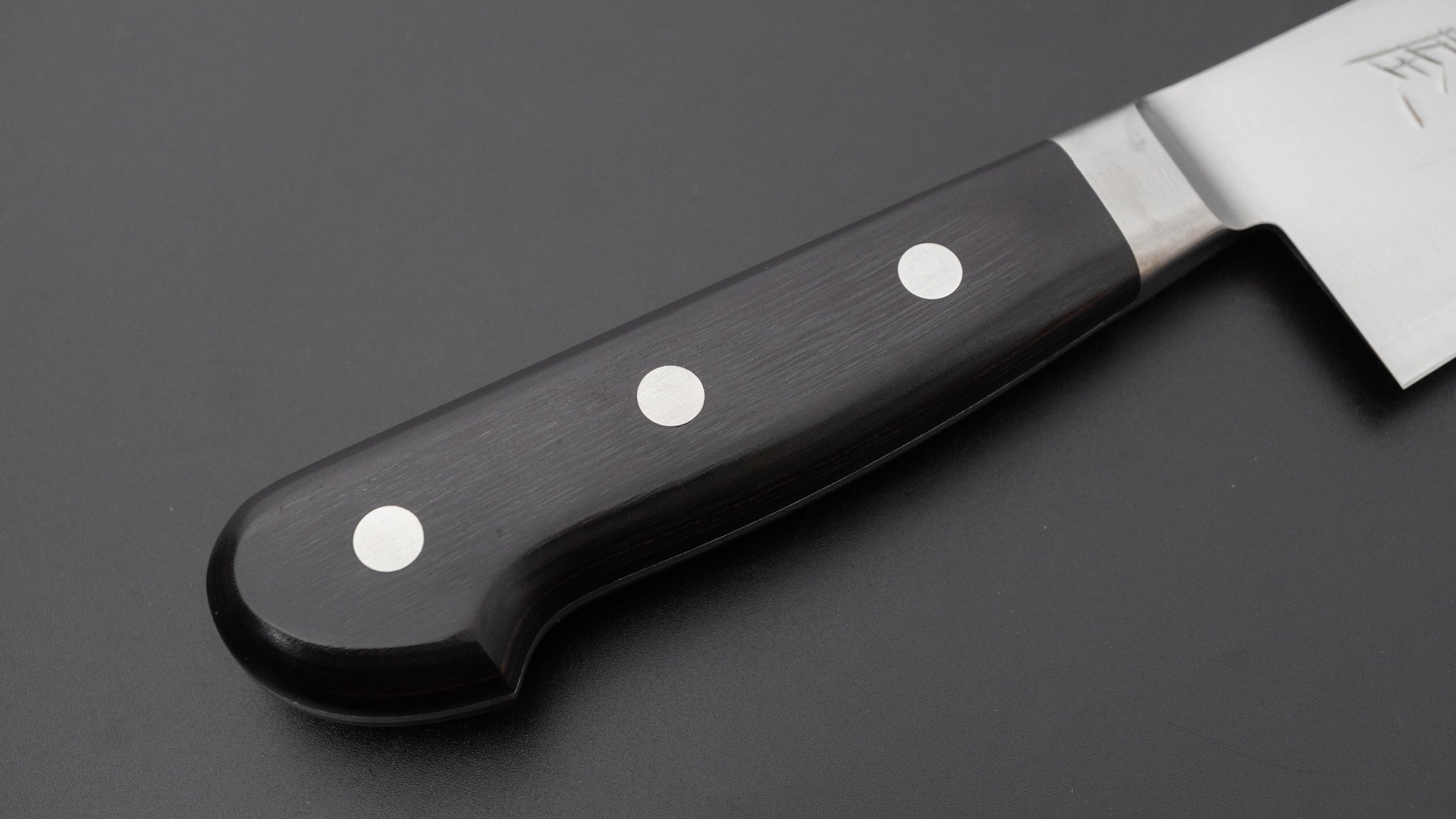 Hitohira Imojiya Blue #2 Stainless Clad Gyuto 180mm Pakka Handle