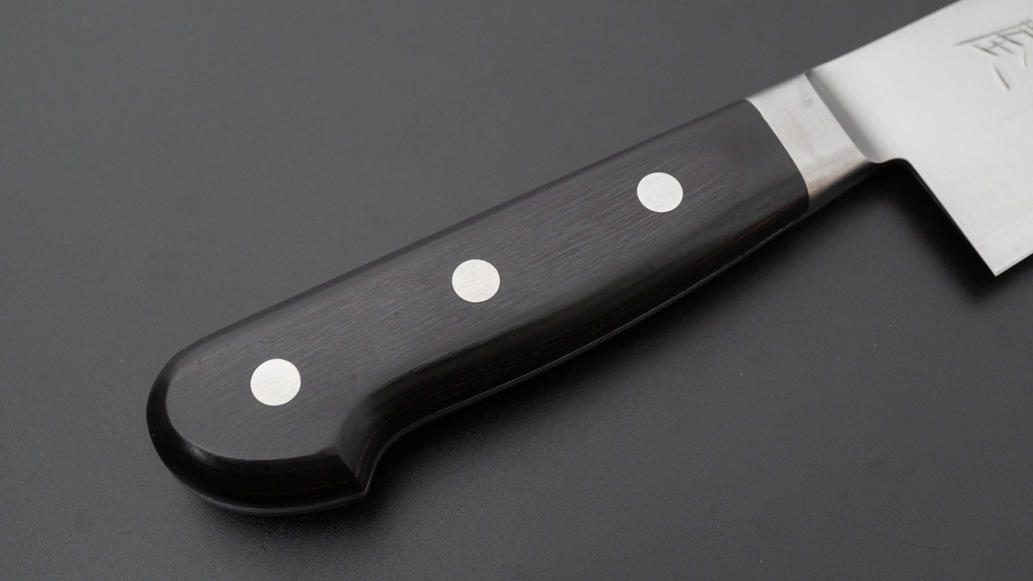 Hitohira Imojiya Blue #2 Stainless Clad Gyuto 180mm Pakka Handle