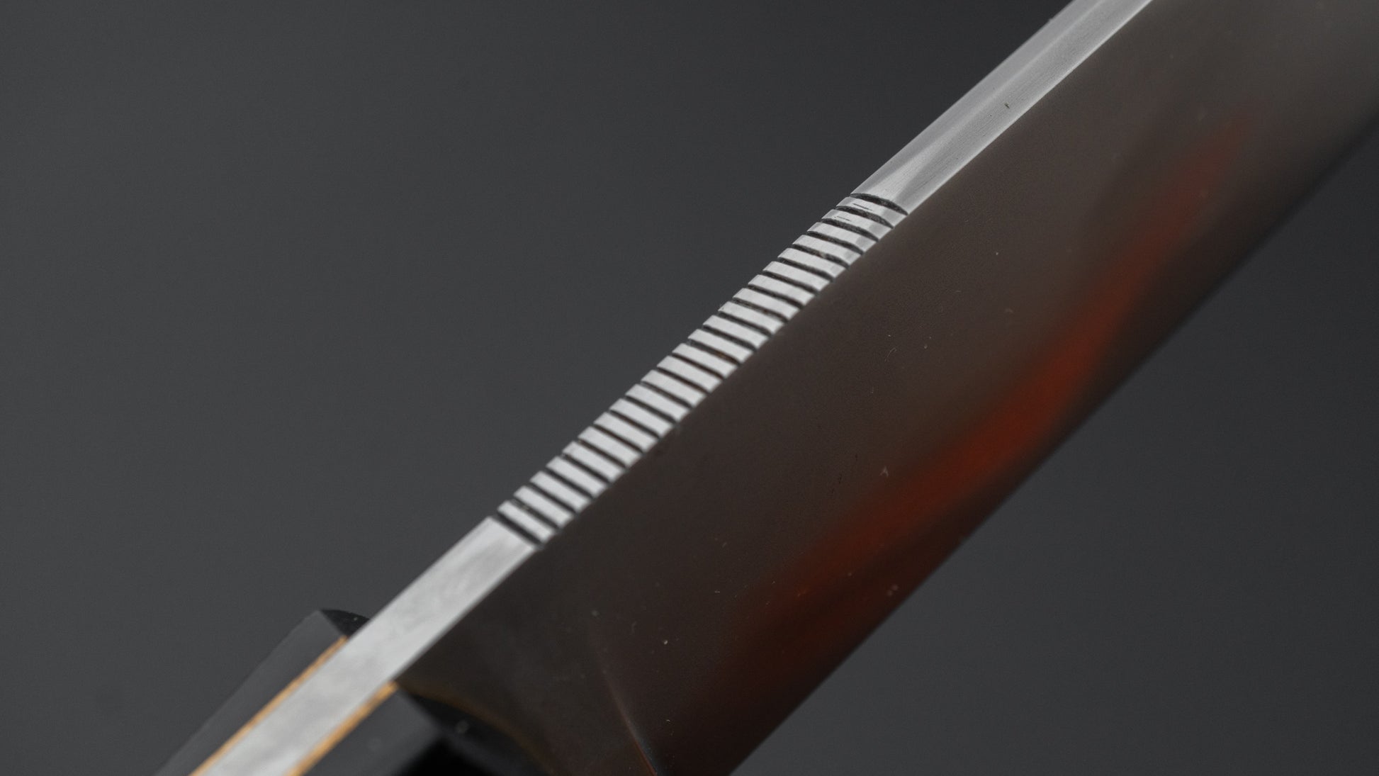 Seino Shikari Blue #2 Honyaki Fixed Blade Canvas Micarta Handle (#004)