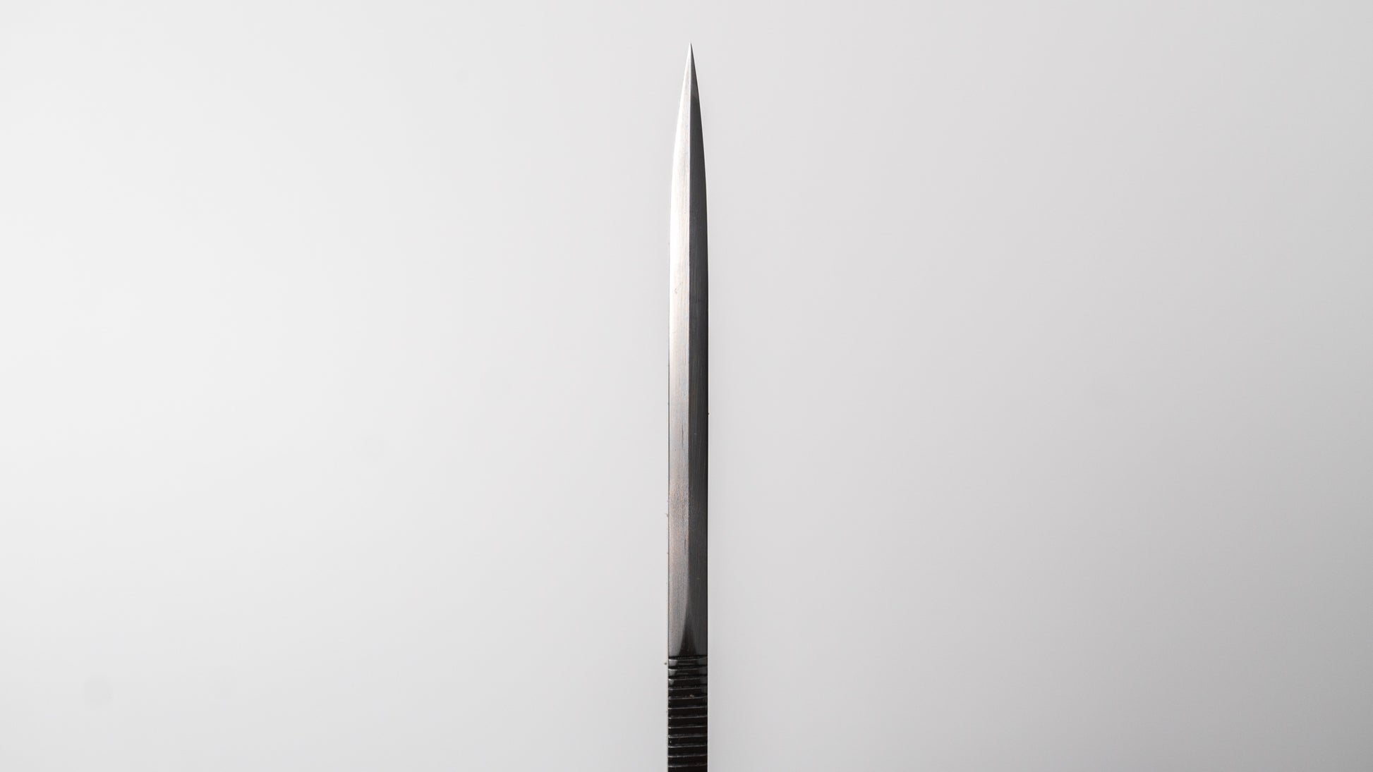 Seino Shikari Blue #2 Honyaki Fixed Blade Canvas Micarta Handle (#004)