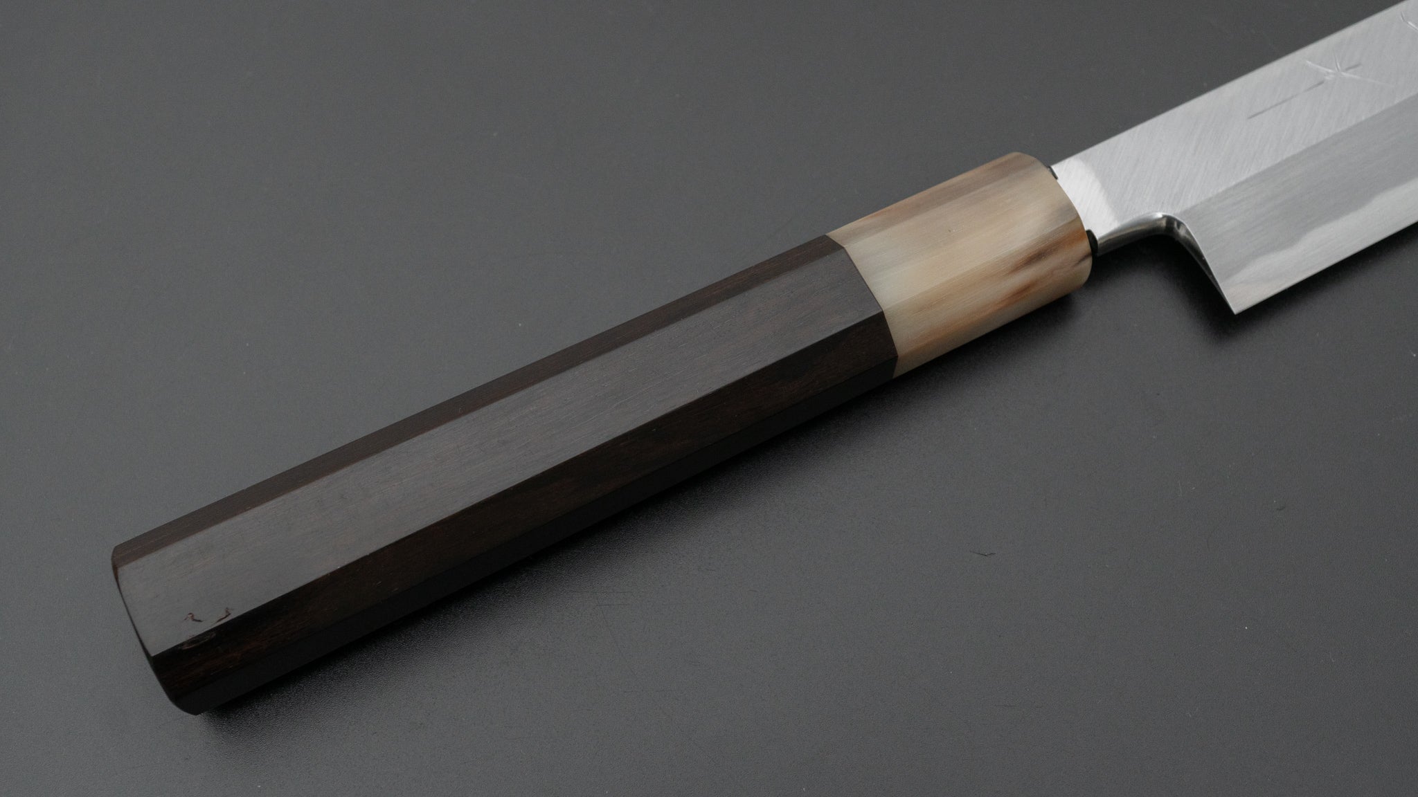 Hitohira Tanaka Manzo Blue #1 Takobiki 270mm Ebony Handle (Extra