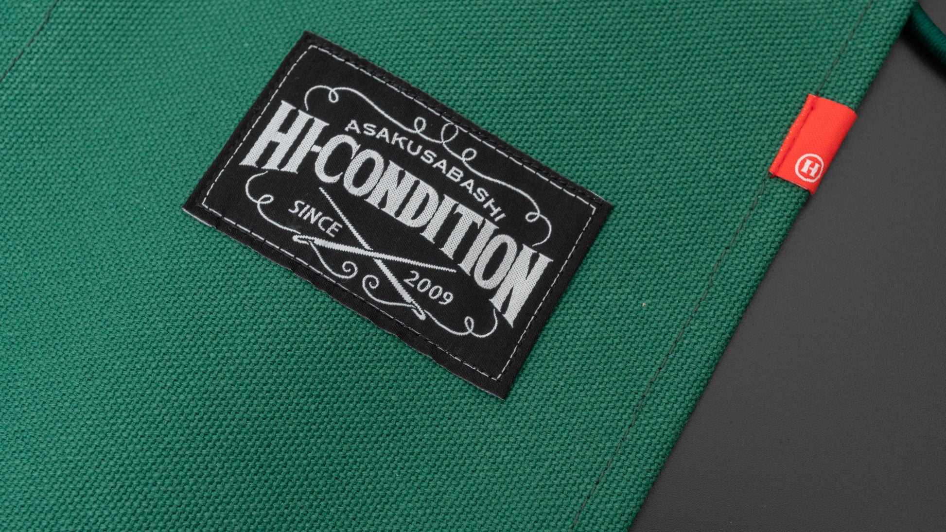 HI-CONDITION Hanpu Canvas 9 Pockets Knife Roll Mid Green - HITOHIRA