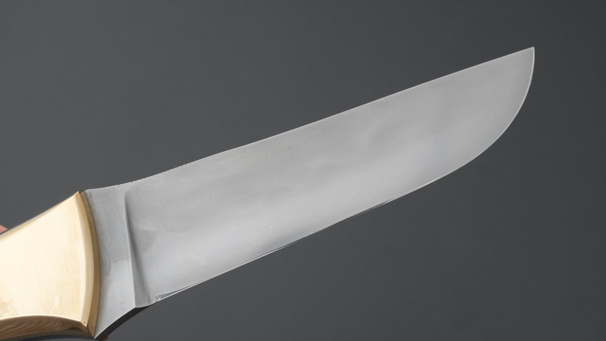 Seino Nagisa Blue #2 Honyaki Fixed Blade Stabilized Wood Handle (#005)