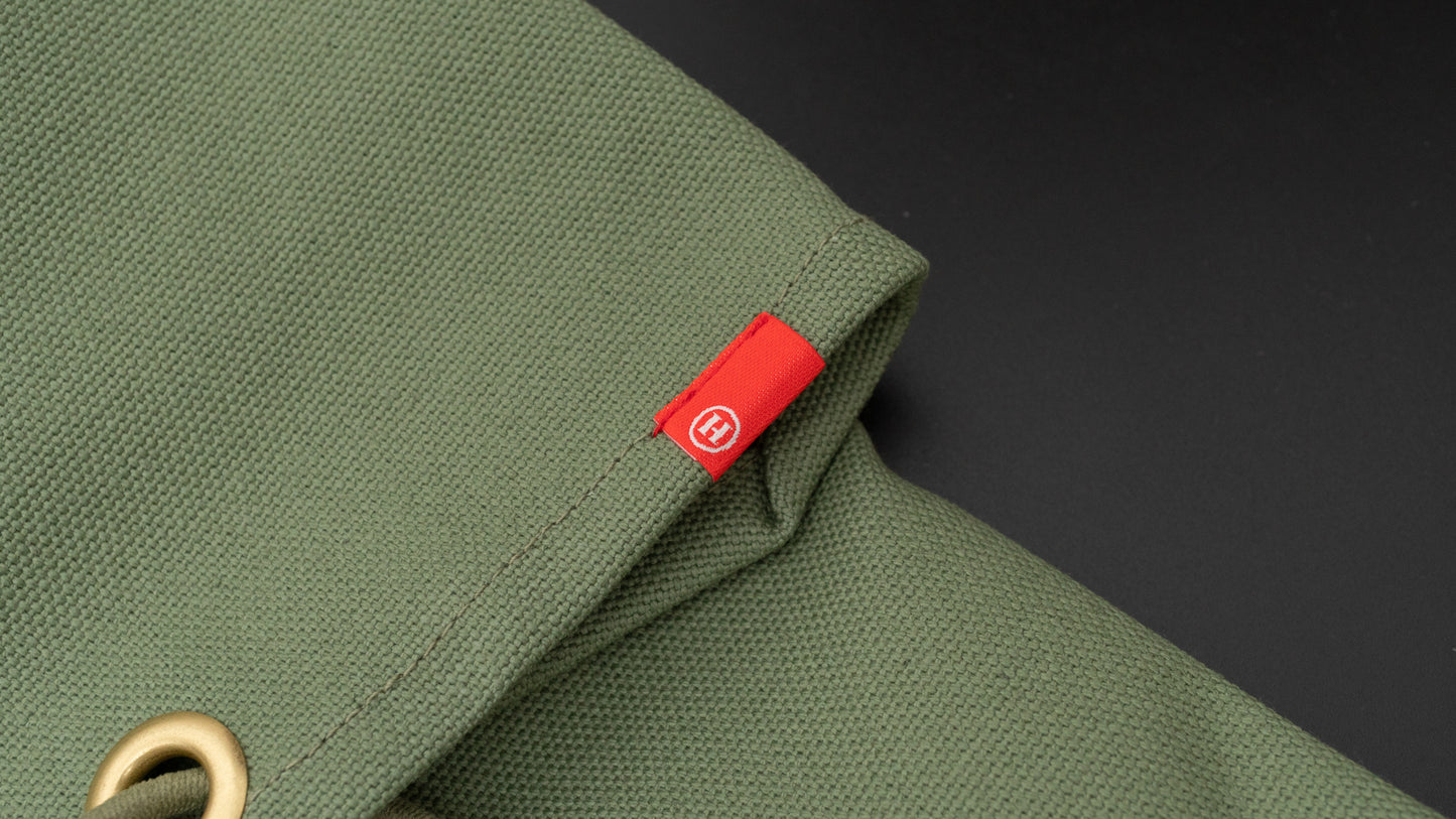 HI-CONDITION Hanpu Canvas 6 Pockets Knife Roll Dusty Green - HITOHIRA