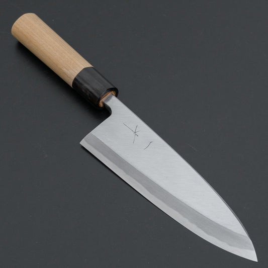 Hitohira Tanaka Manzo Blue #1 Deba 180mm Ho Wood Handle (D-Shape/ Saya)