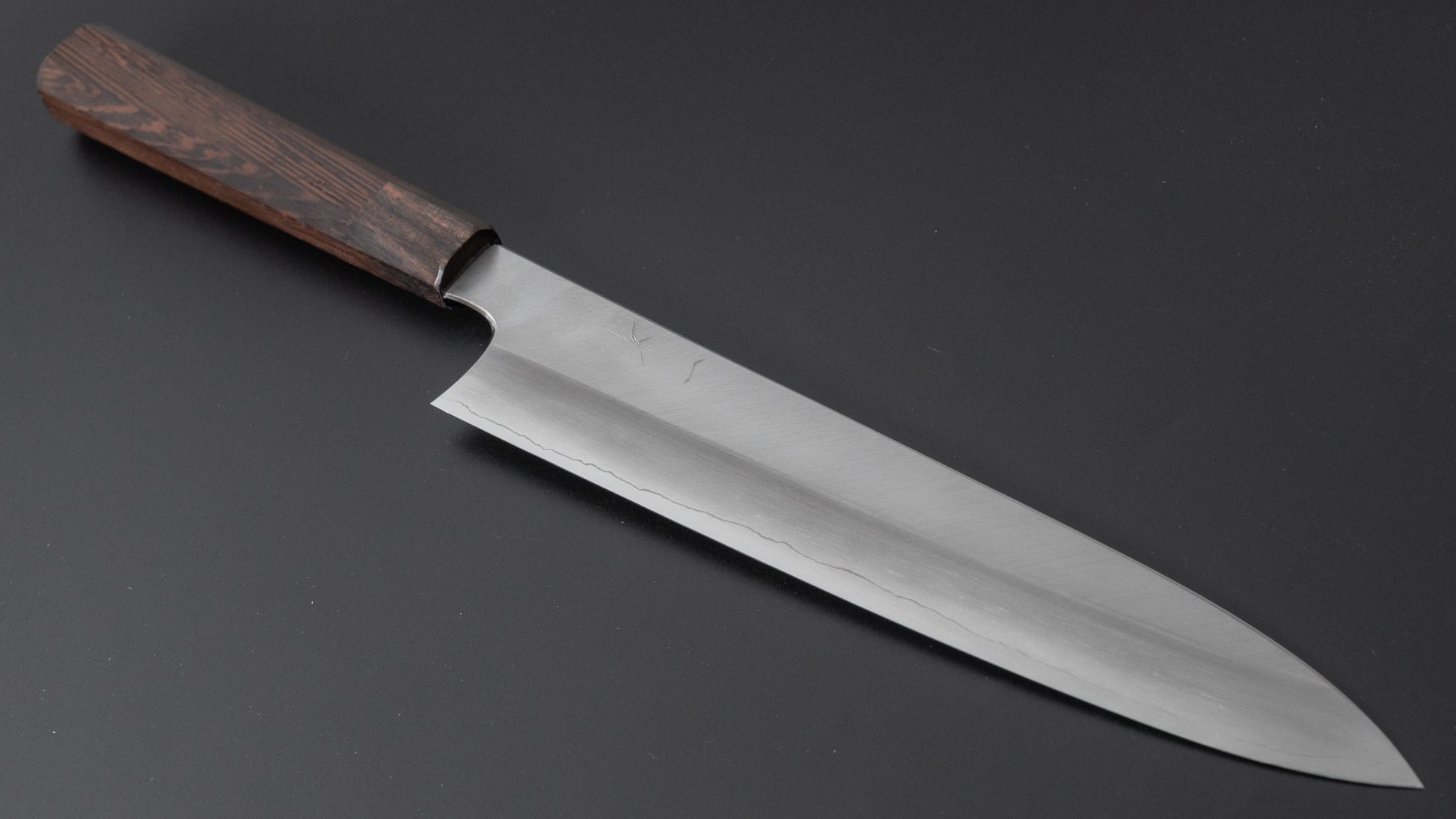 Hitohira Kikuchiyo Rikichi Silver #3 Migaki Gyuto 240mm Tagayasan Handle - HITOHIRA