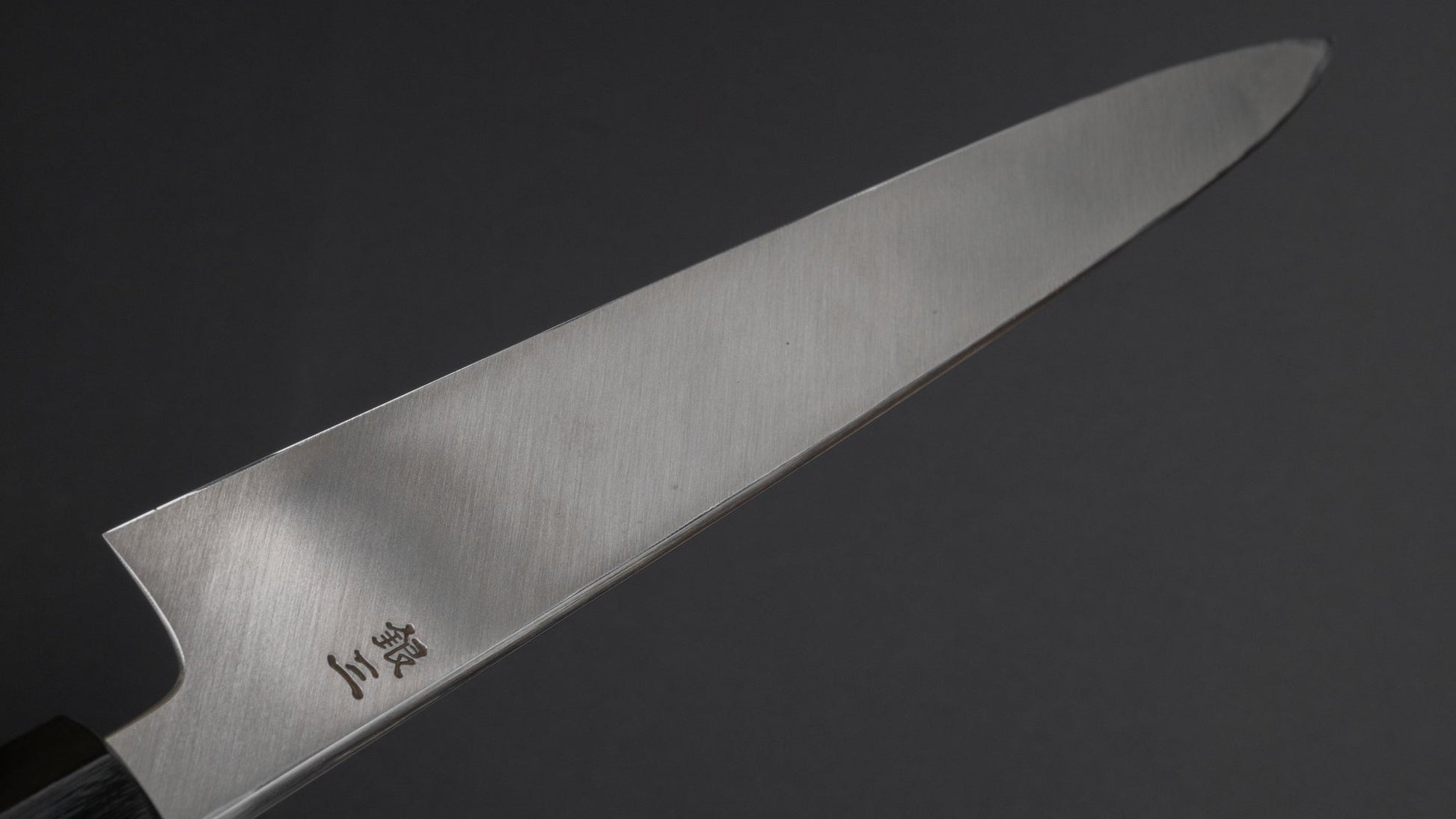 Hitohira Kikuchiyo Mosuke Silver #3 Yanagiba 300mm Lacewood Handle (Mirror Polished/ Saya) | HITOHIRA