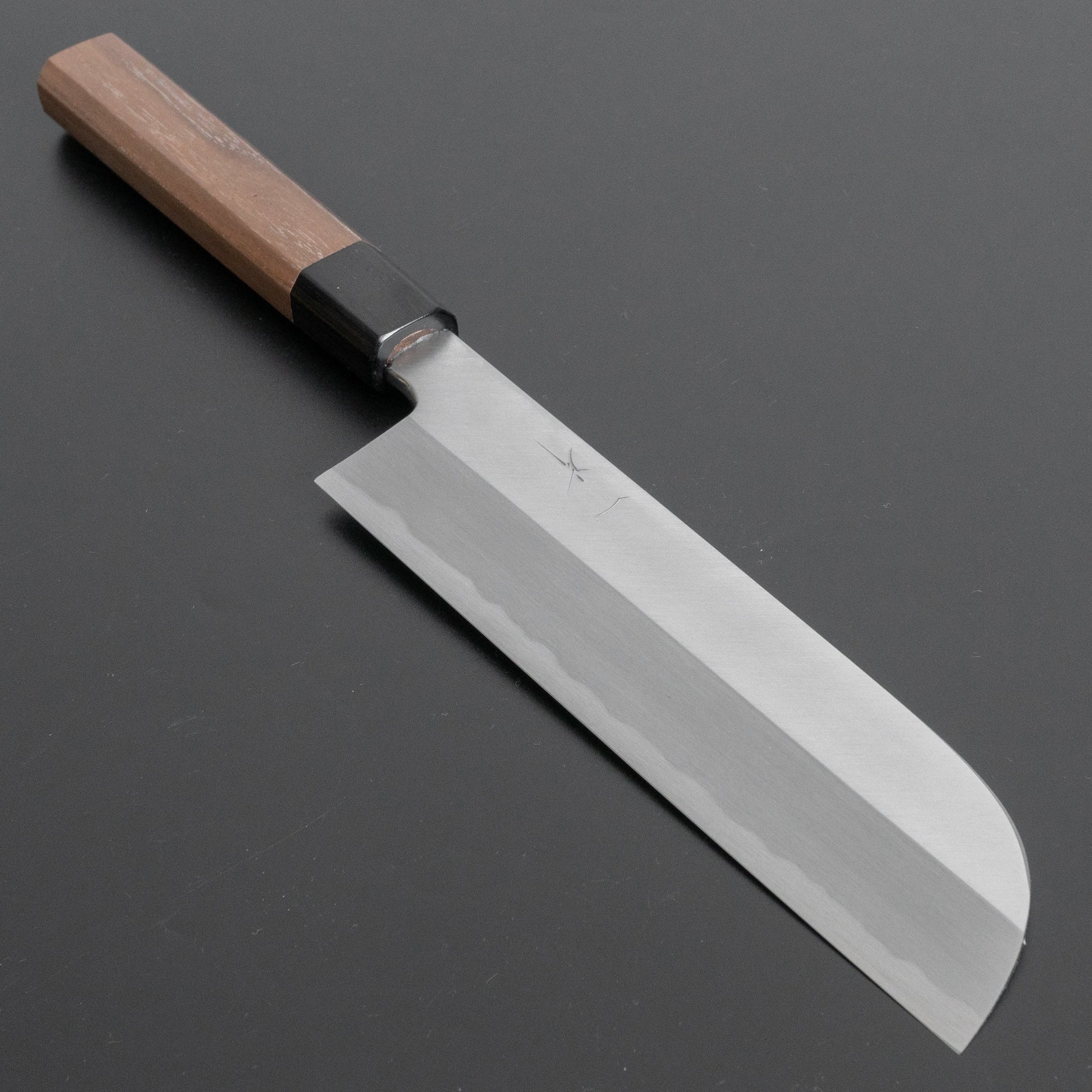 Hitohira Kikuchiyo Manzo White #3 Kamagata Usuba 195mm Walnut Handle (Saya) - HITOHIRA