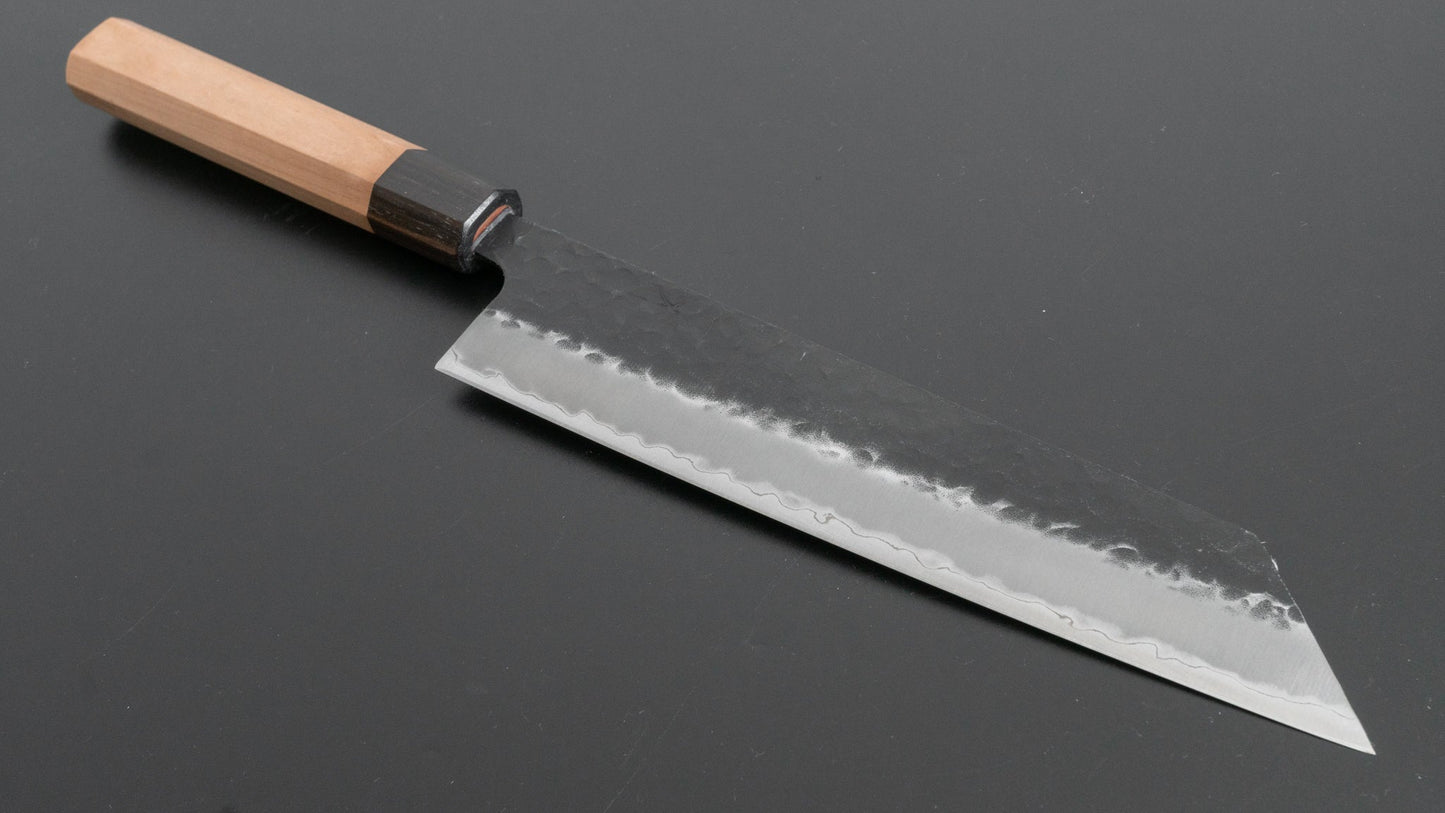 Hitohira Futana SB Kuro Tsuchime Kiritsuke Gyuto 210mm Cherry Wood Handle - HITOHIRA