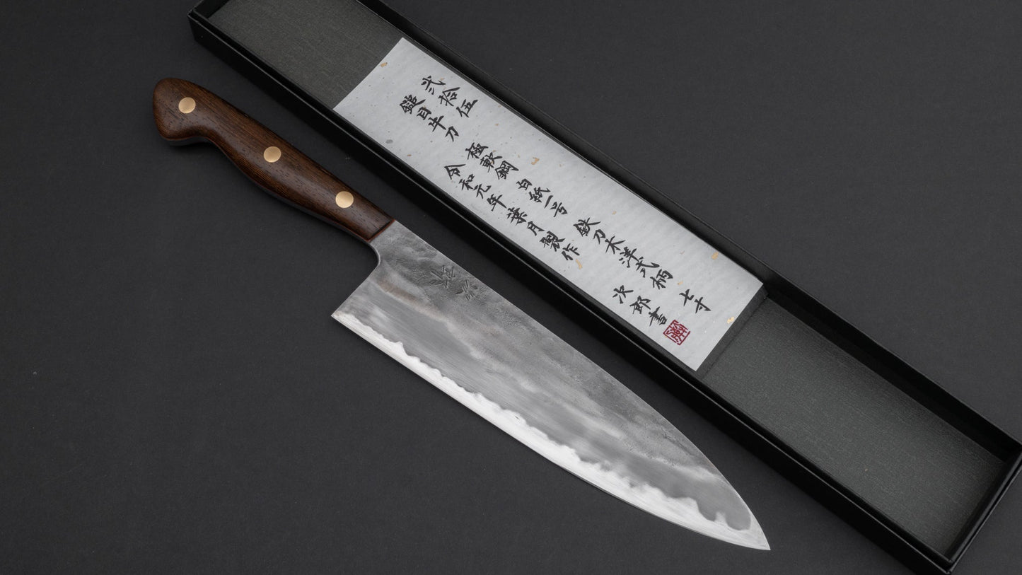 Jiro Tsuchime Yo Gyuto 210mm Tagayasan Handle (#025) | HITOHIRA