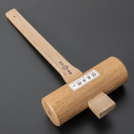 Morihei Hishiboshi Kanto Oak Wood Hammer 54mm - HITOHIRA