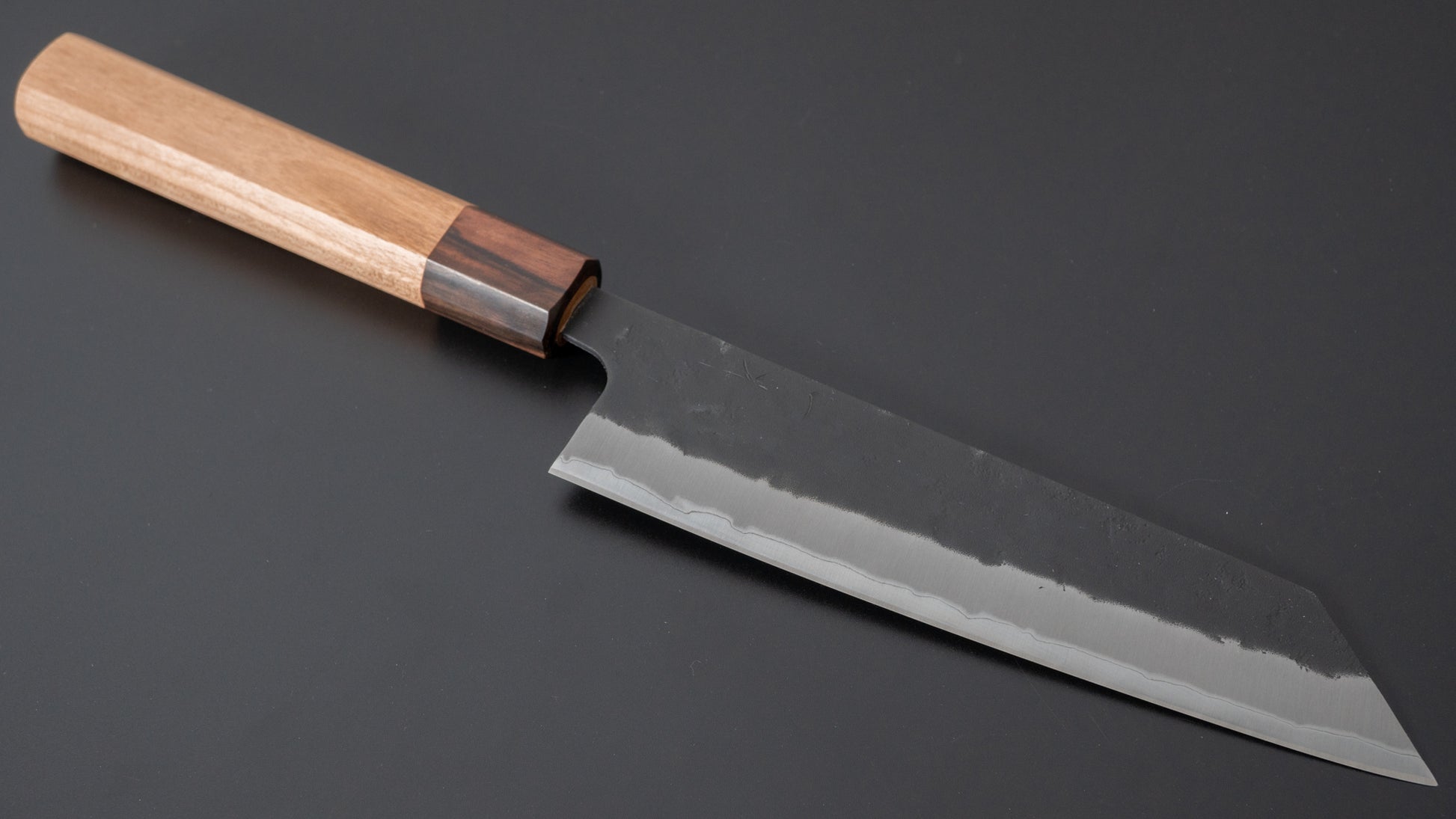 Hitohira Futana SB Kuro Nashiji Bunka Cherry Wood Handle - HITOHIRA