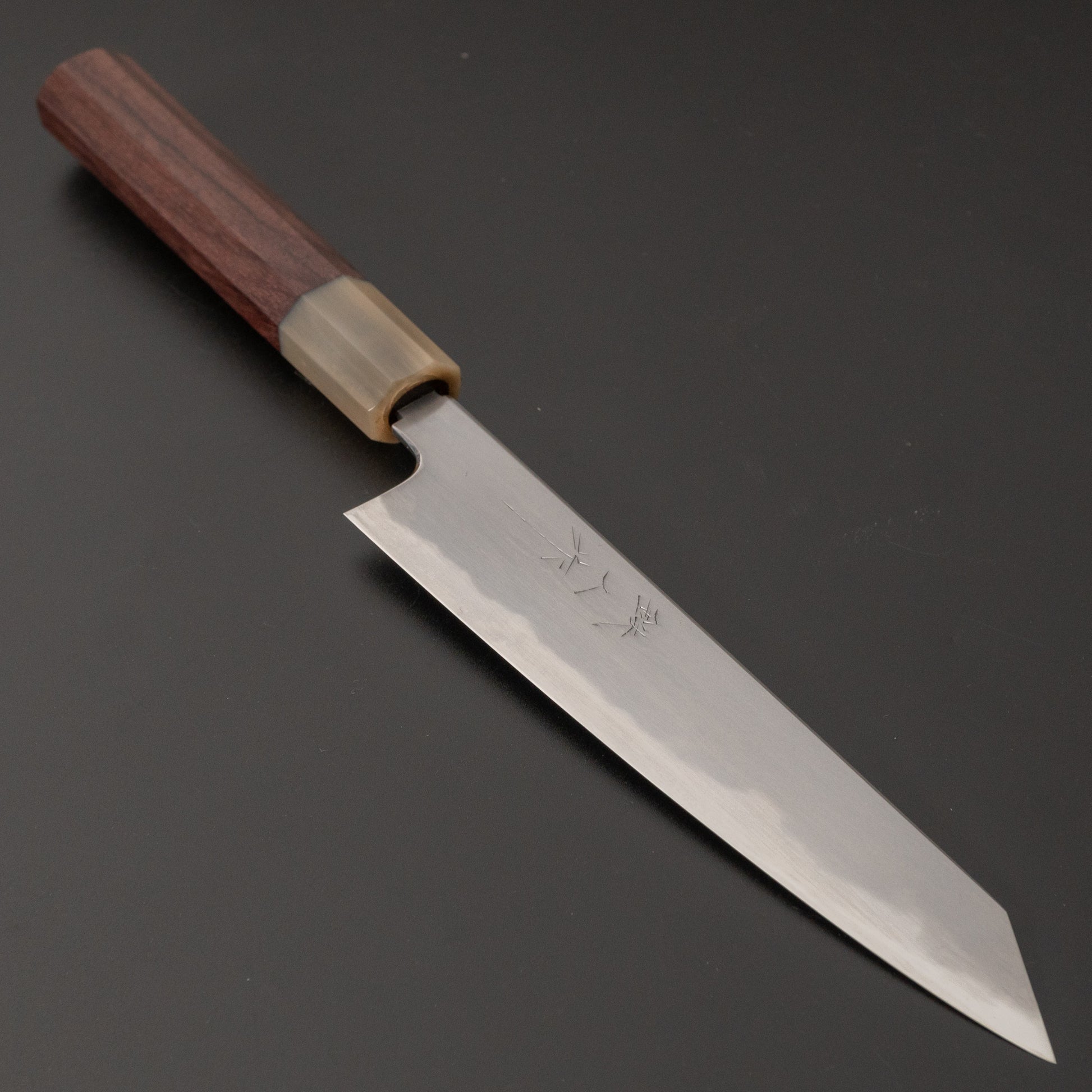 Tetsujin Blue #2 Kasumi Kiritsuke Petty 165mm Taihei Rosewood Handle - HITOHIRA