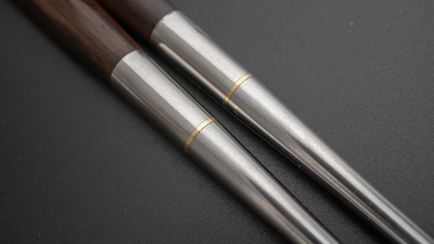 Hitohira Ebony Moribashi Chopstick 135mm Hexagonal - HITOHIRA