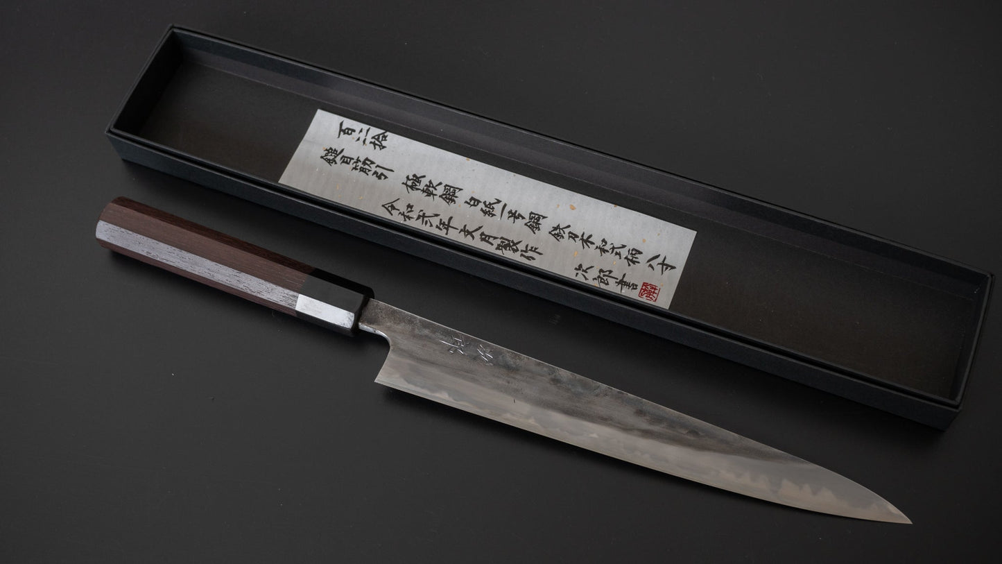 Jiro Tsuchime Wa Sujihiki 240mm Taihei Tagayasan Handle (#140) | HITOHIRA