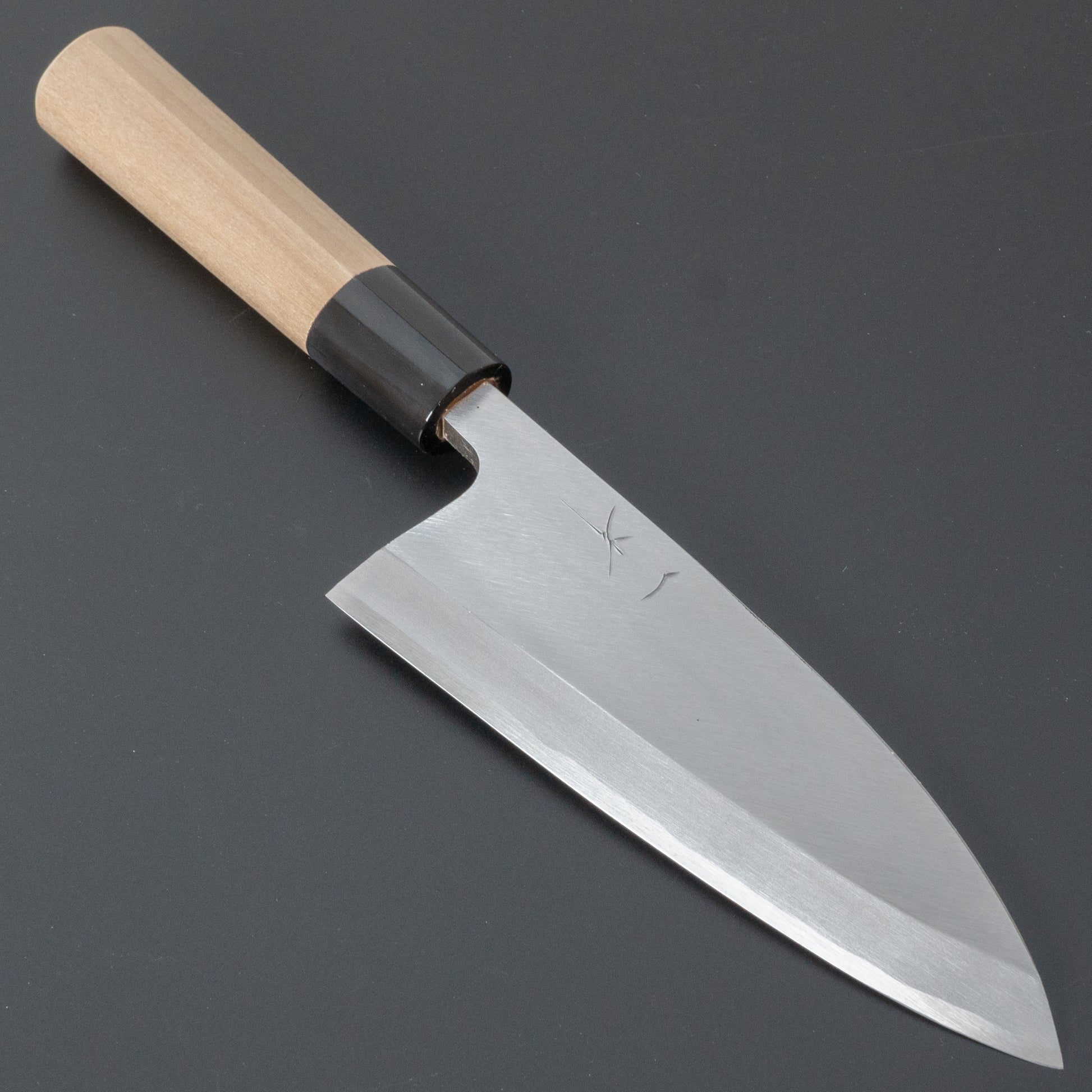 Hitohira Gorobei Blue #2 Deba 150mm Ho Wood Handle (D-Shape) - HITOHIRA