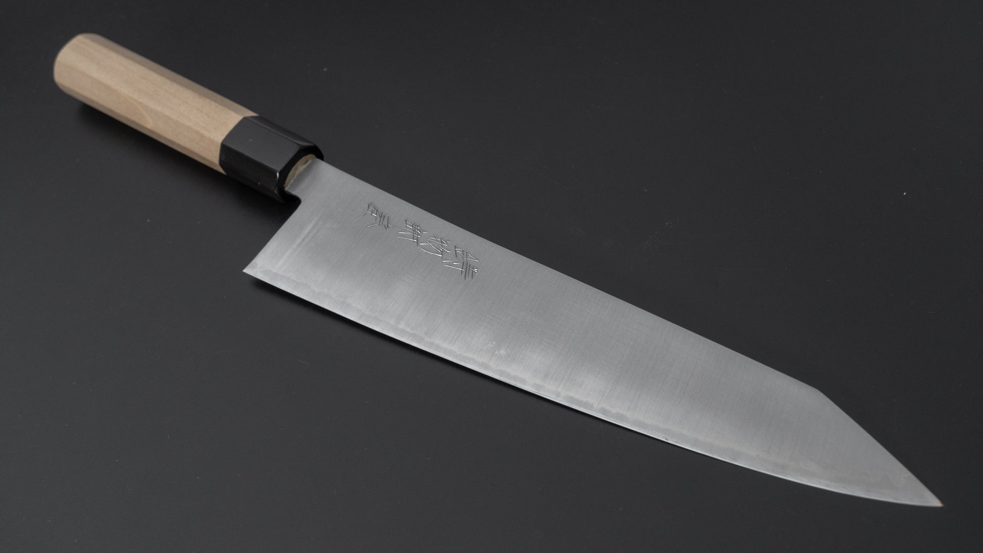 Hitohira Imojiya TH Blue Super Kiritsuke Gyuto 240mm Ho Wood Handle - HITOHIRA