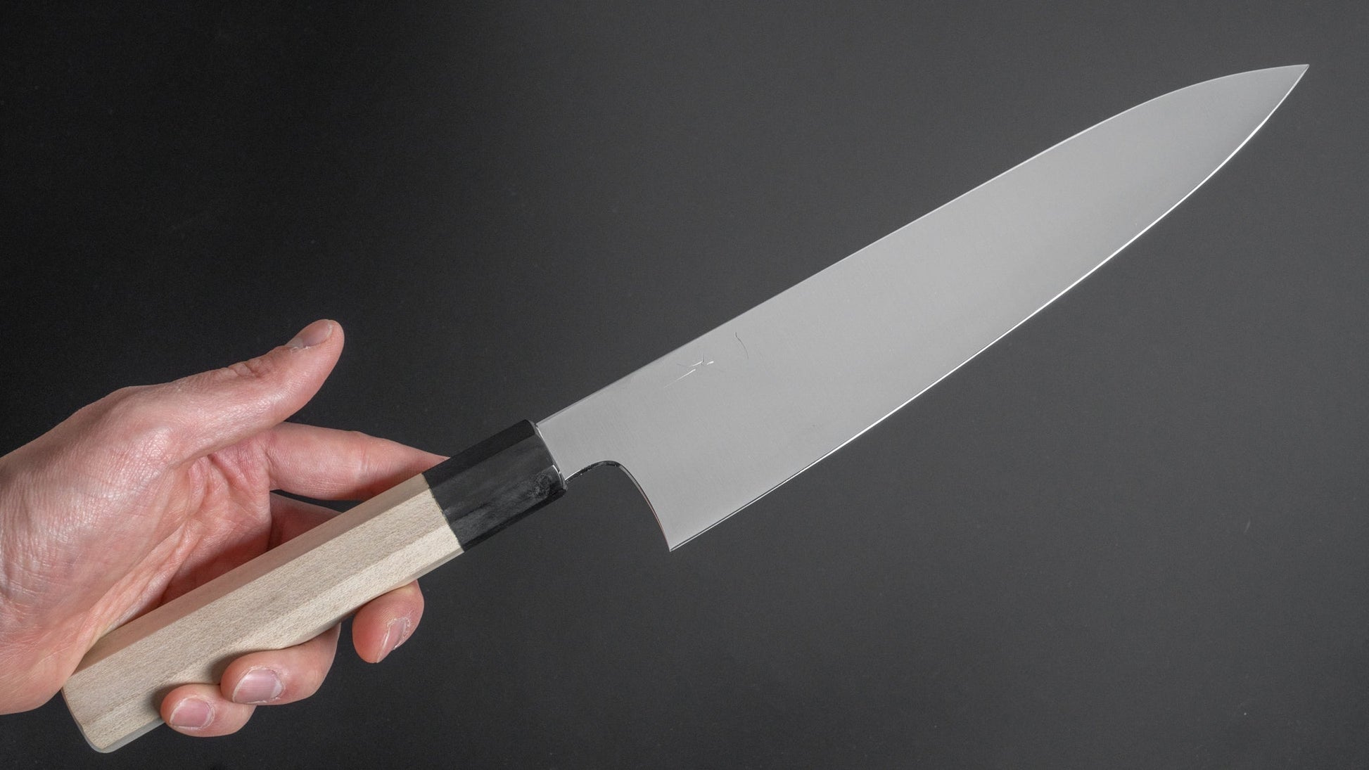 Hitohira SKR Stainless Gyuto 240mm Ho Wood Handle - HITOHIRA