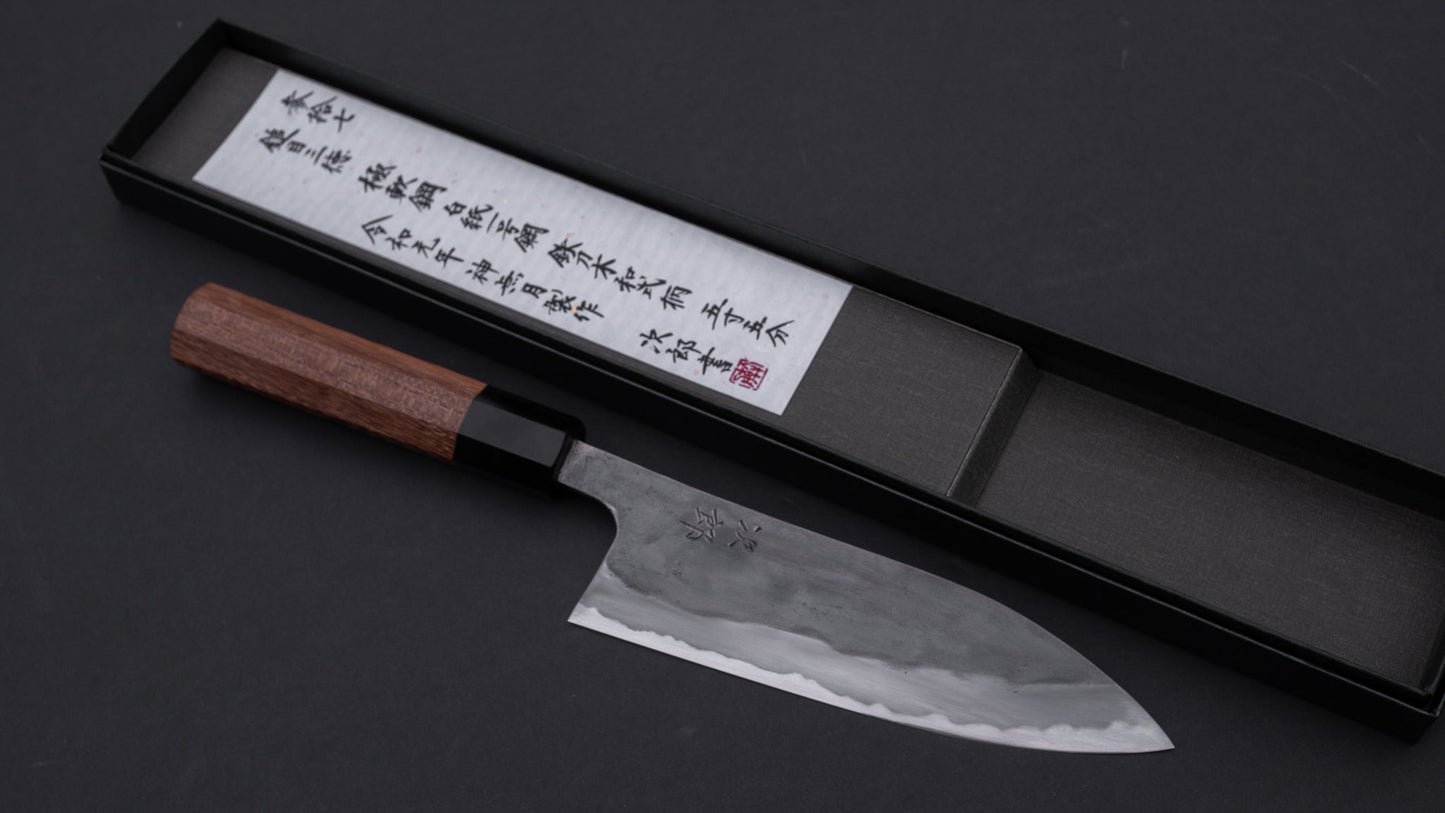 Jiro Tsuchime Wa Santoku 165mm Taihei Tagayasan Handle (#037) | HITOHIRA