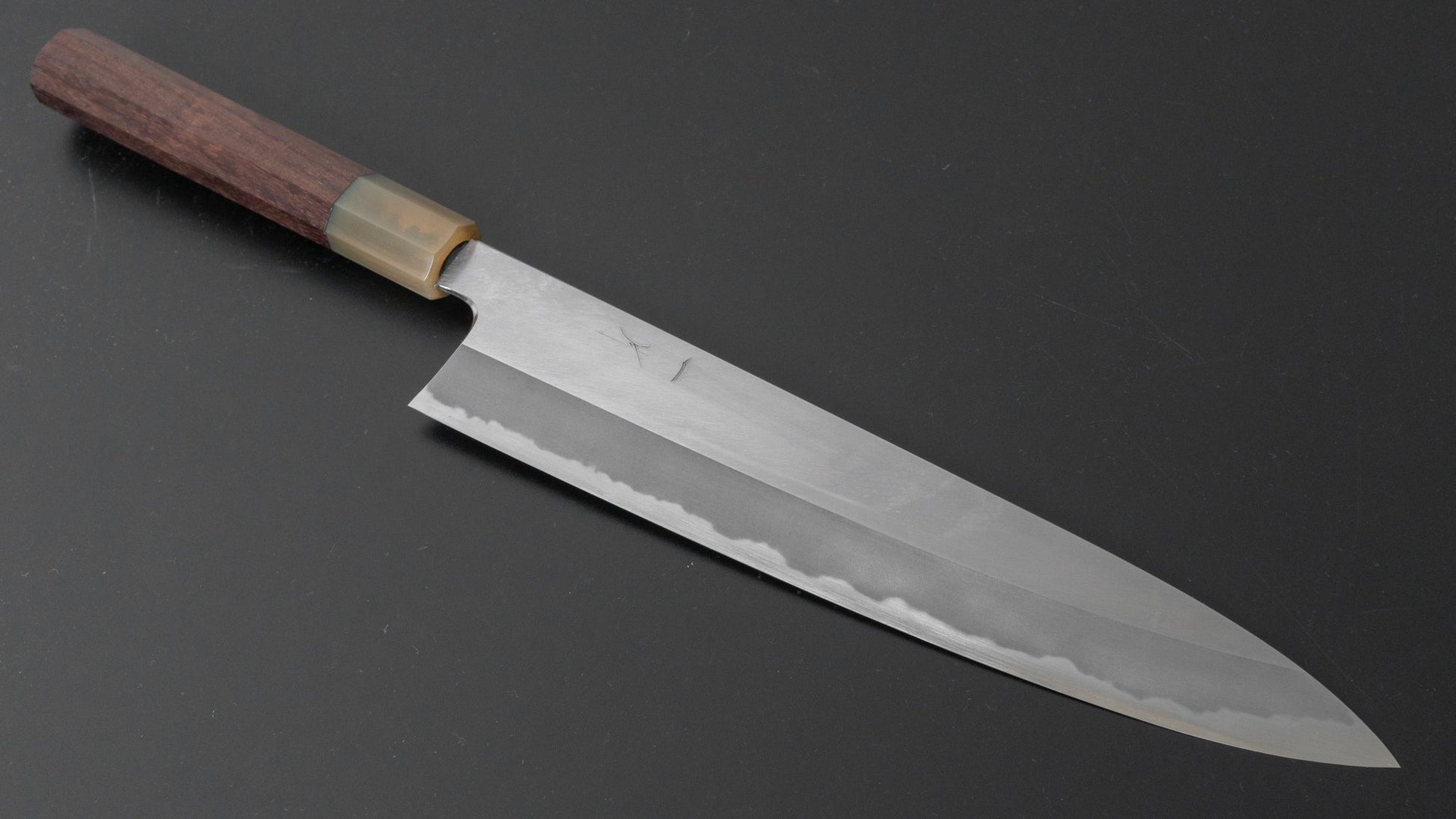 Hitohira Tanaka Kyuzo Blue #1 Migaki Gyuto 270mm Taihei Rosewood Handle | HITOHIRA