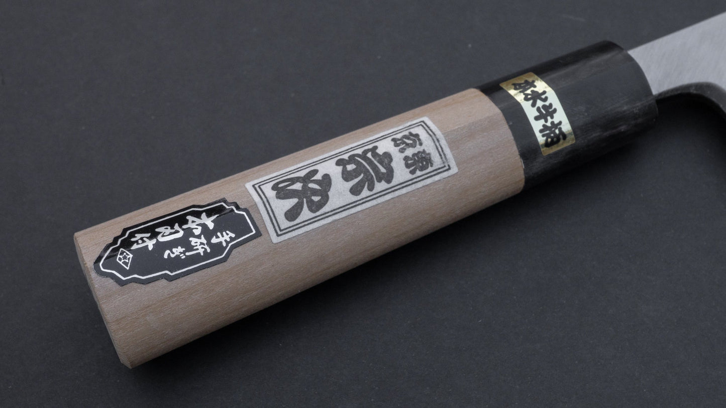 Morihei Munetsugu White #2 Deba 150mm Ho Wood Handle (Fine Finish) | HITOHIRA
