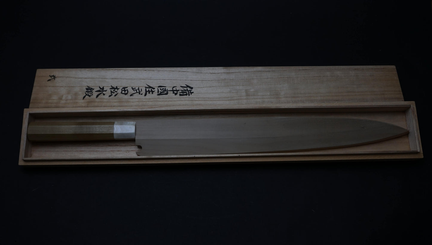 Takeda Vintage Blue Super Limited Yanagiba 360mm Ho Wood Handle (No.2) - HITOHIRA