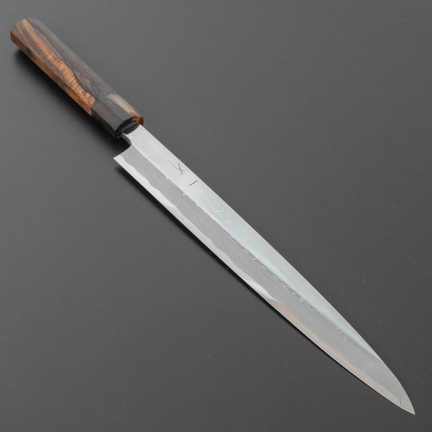 Hitohira Kikuchiyo Mosuke Enmon White #1 Yanagiba 270mm Ziricote Handle (Saya) | HITOHIRA