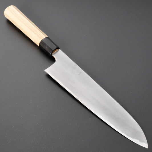 Hitohira Gorobei Rikichi Blue #2 Kasumi Gyuto 240mm Ho Wood Handle - HITOHIRA