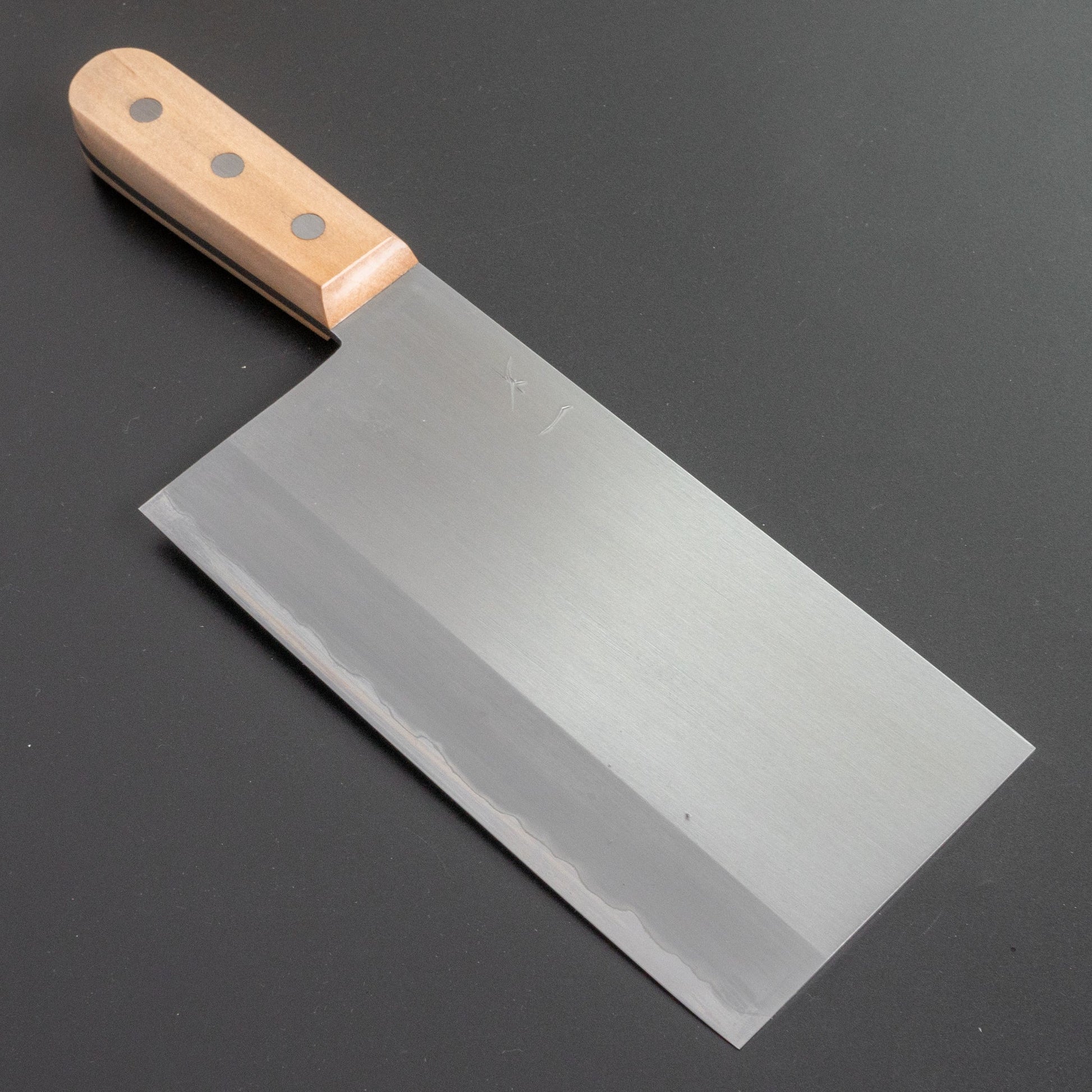 Hitohira Togashi White #1 Stainless Clad Chinese Cleaver 180mm Gumi Wood Handle - HITOHIRA