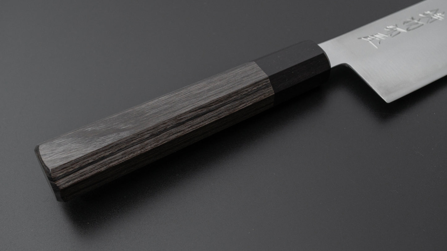 Hitohira Imojiya TH Blue Super Nakiri Pakka Handle (Gray) - HITOHIRA