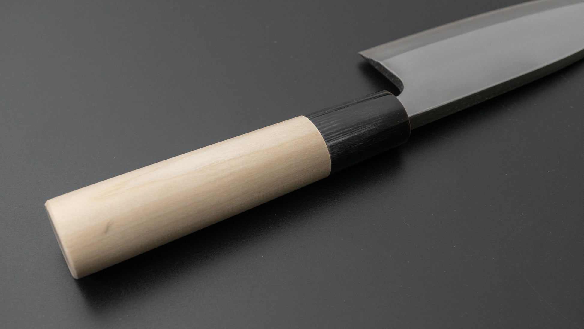 Mumei Stainless Left-Handed Deba 150mm Ho Wood Handle - HITOHIRA