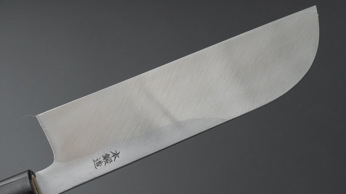 Morihei Munetsugu White #2 Kamagata Usuba 180mm Ho Wood Handle - HITOHIRA