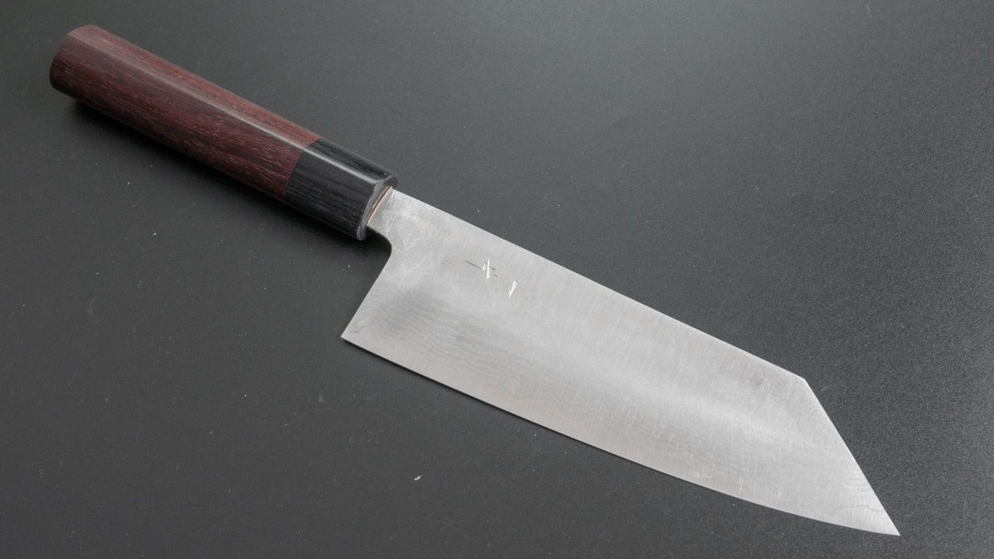 Hitohira Setsu Forged VG-10 Damascus Bunka 170mm Rosewood Handle - HITOHIRA