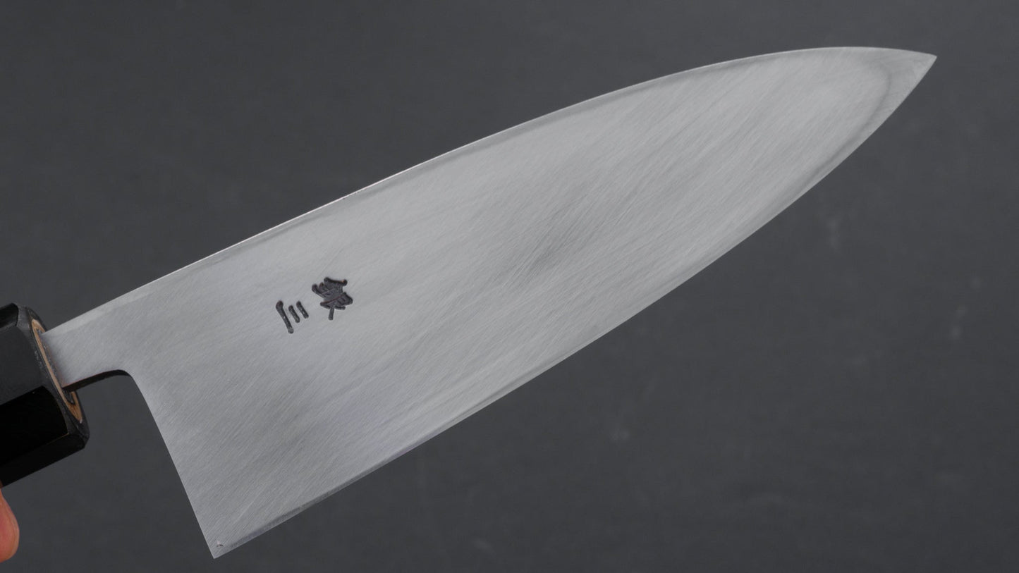 Hitohira Silver #3 Left-Handed Deba 135mm Ho Wood Handle (Limitedly Discounted) | HITOHIRA