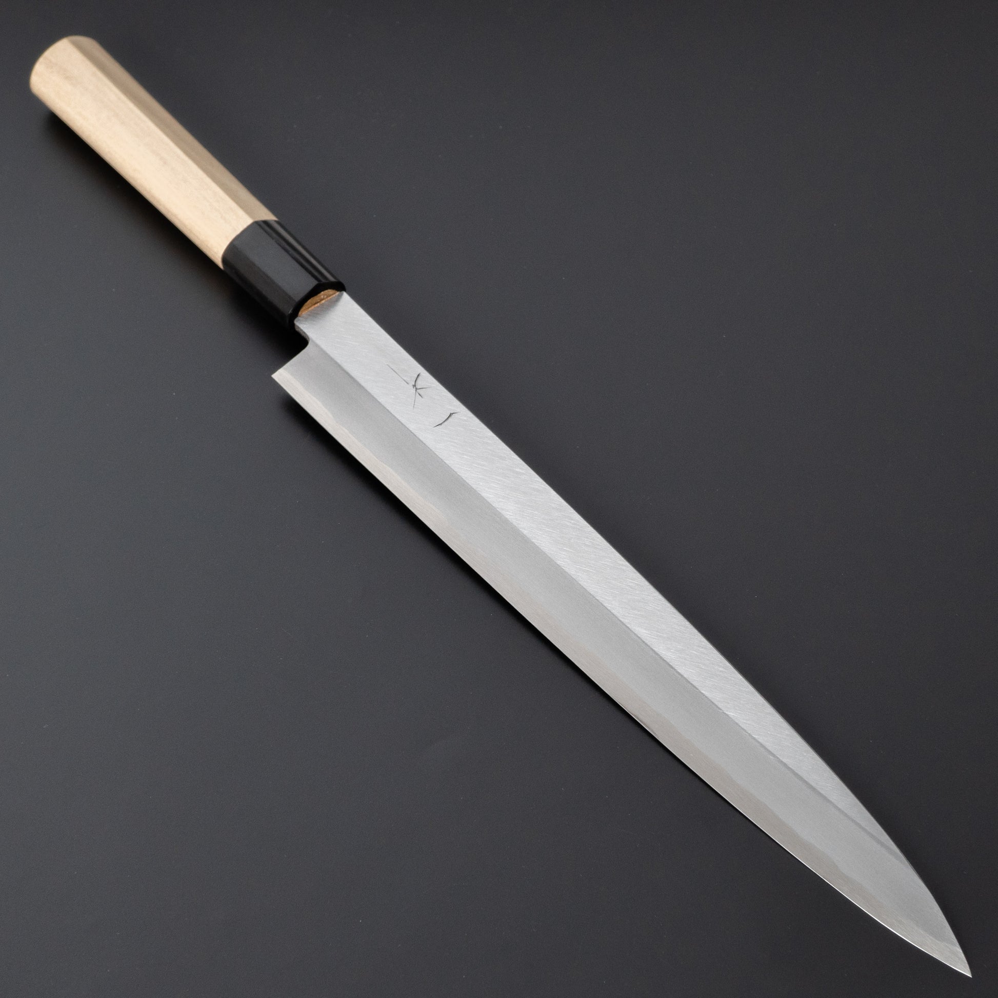 Hitohira Gorobei Blue #2 Yanagiba 270mm Ho Wood Handle (D-Shape) - HITOHIRA